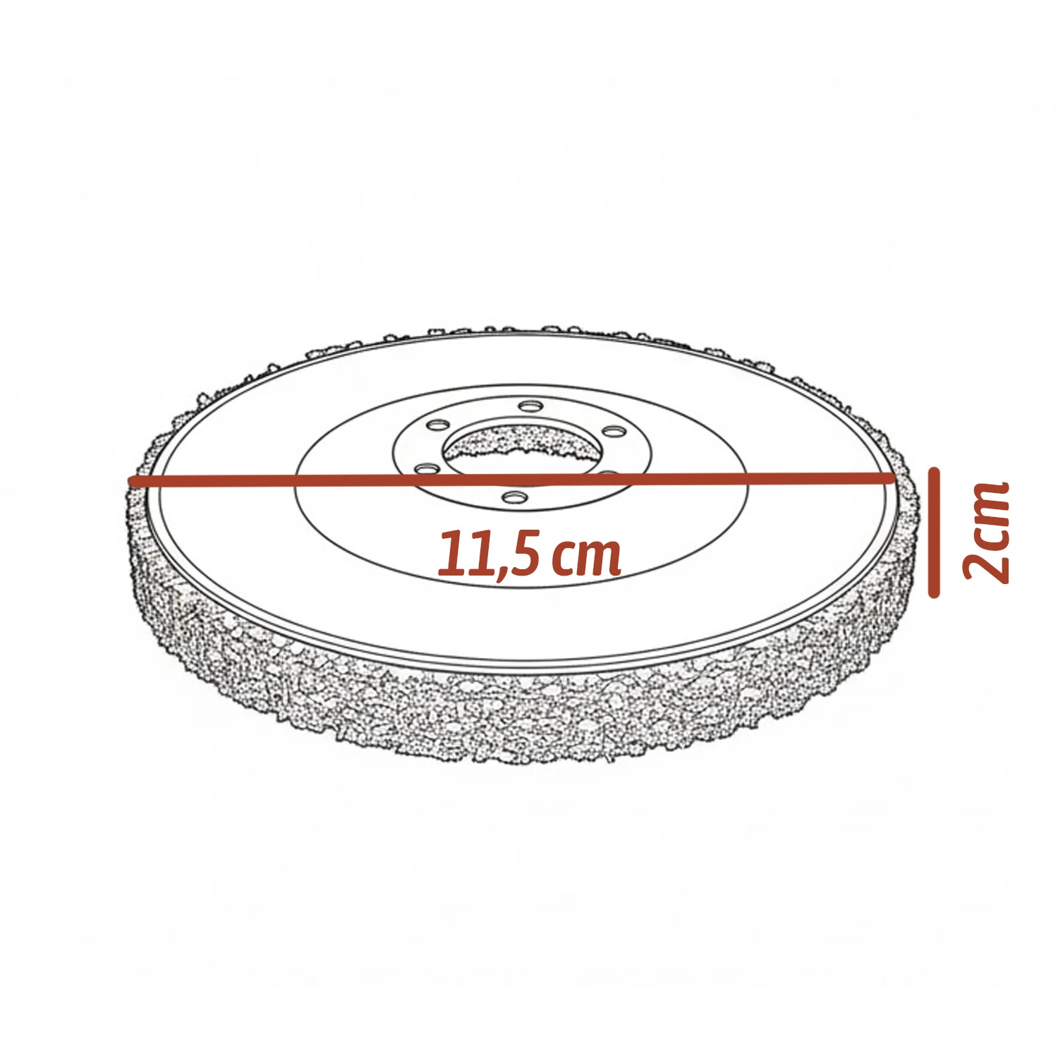 Turuncu 115 mm Parlatma Diski Ahşap Metal Döküm Yüzeyler İçin Pas Boya Sökücü Flap Disk