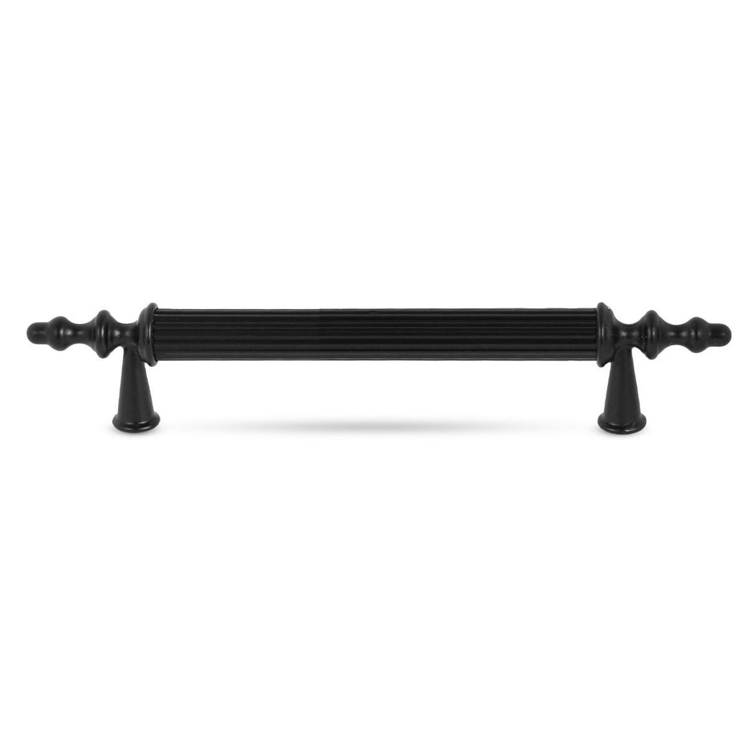 Polavit 96 Mm (SERT PLASTİK) Siyah Mobilya Çekmece Mutfak Dolap Dolabı Kulpu Kulbu Kulpları (5 ADET)