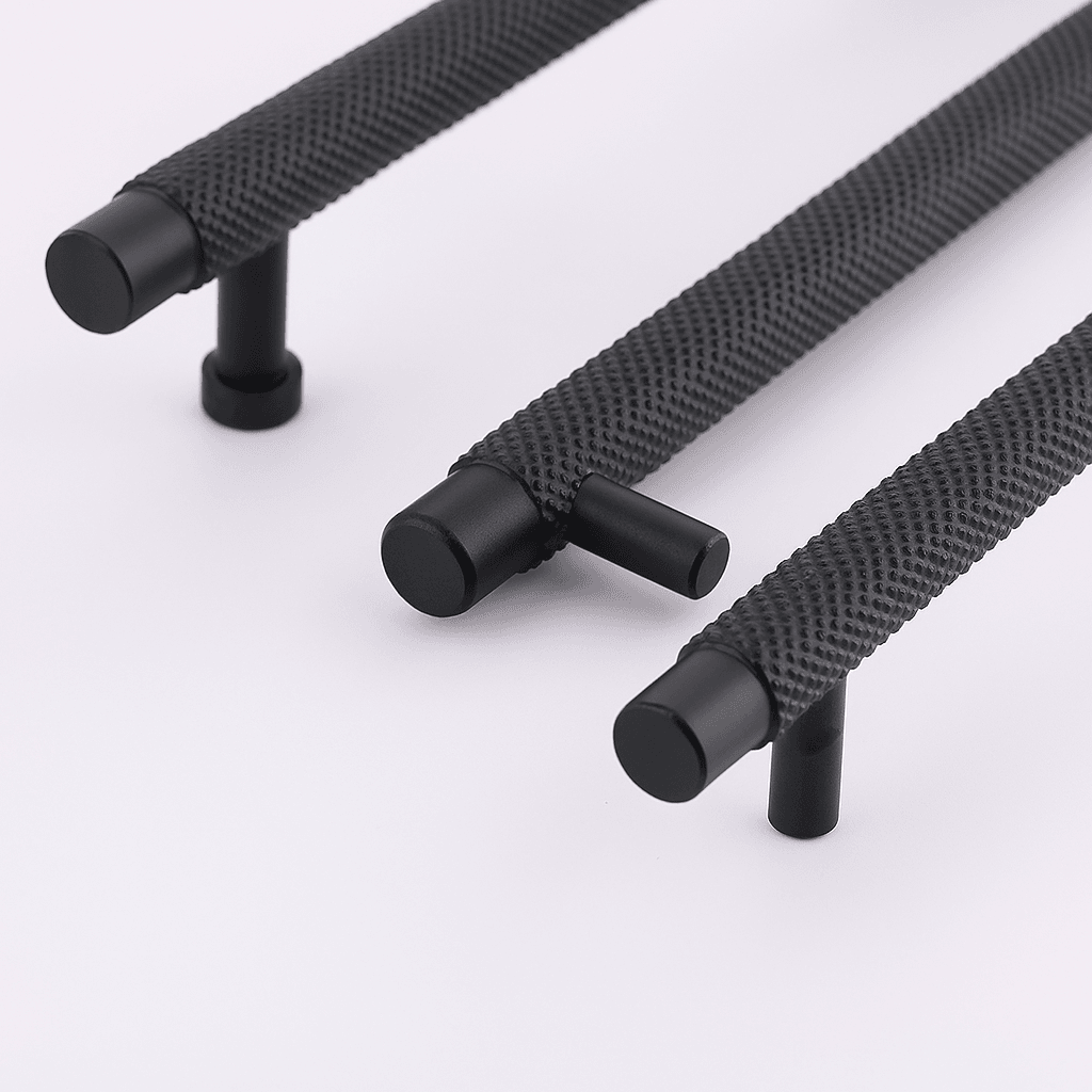 Martin Siyah Metal Kulp 160 mm Mobilya Çekmece Mutfak Dolabı Dolap Modern Kapak Kulpları Grip Desen