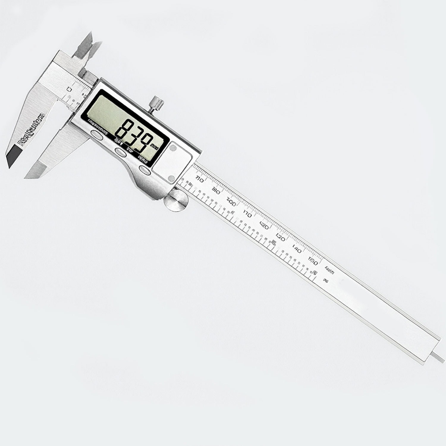 Metal Dijital Kumpas 150 mm Paslanmaz LCD Ekran Hassas Ölçüm Aleti Atölye Endüstriyel Kullanım