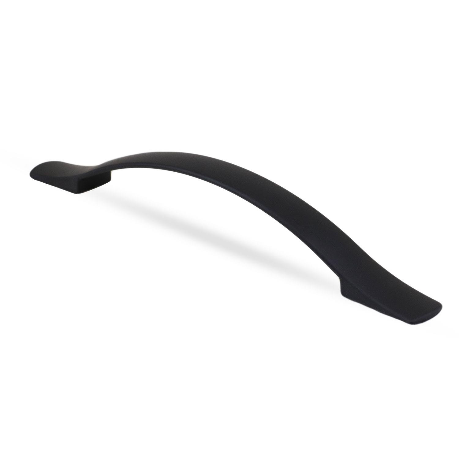 Gül Zirve Çekmece Dolap Dolabı Kulpu Kulbu (96 MM-9.6 CM) Mat Siyah Metal Kulpları Mobilya Mutfak