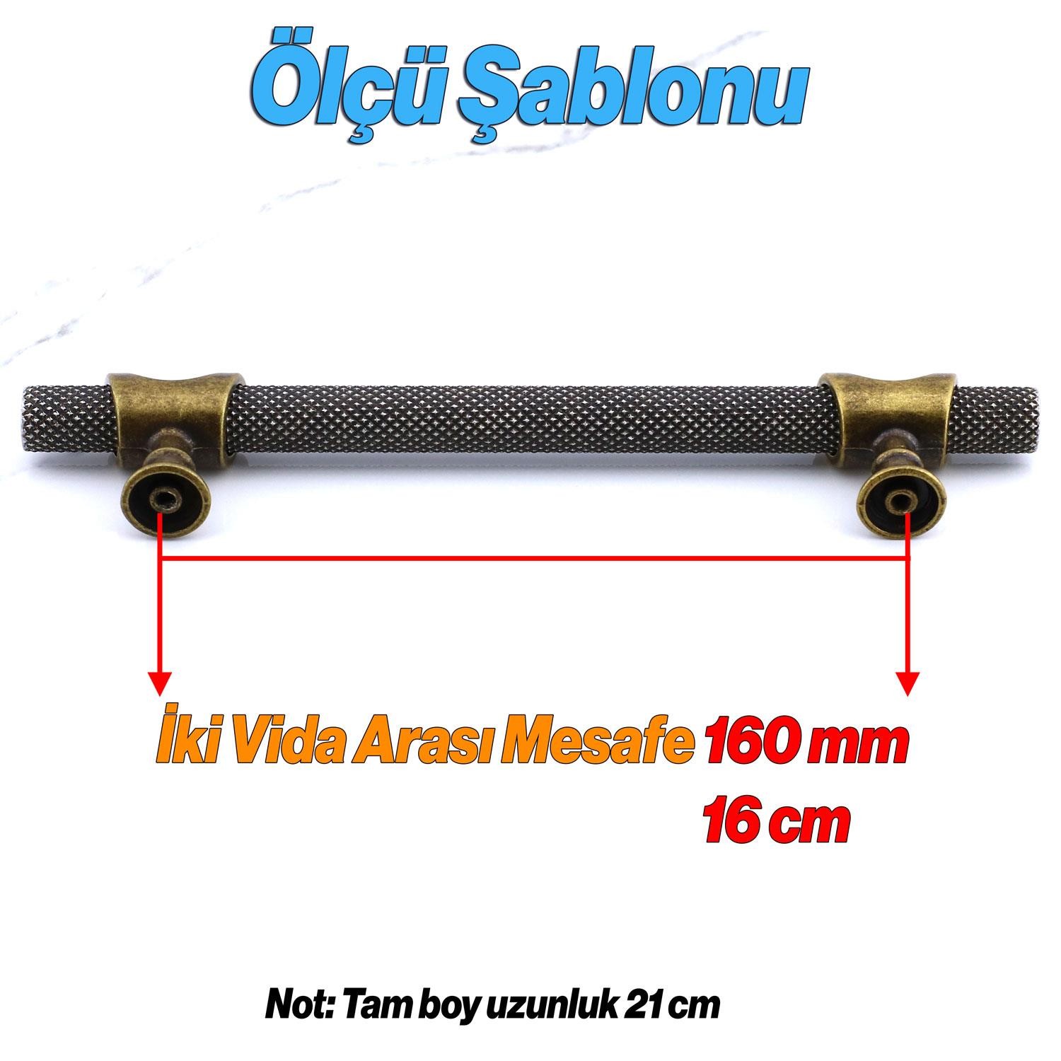 Arsin Eskitme Antik Sarı Metal Kulp 160 mm-16 cm Mobilya Mutfak Dolabı Dolap Kulpları Kulbu Çekmece