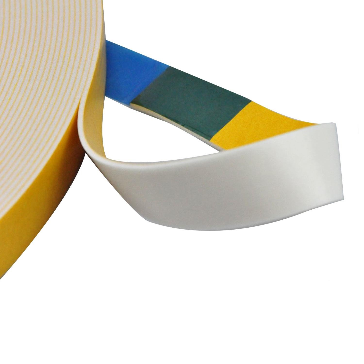 Çift Taraflı Köpük Bant Eva Montaj Bandı Beyaz 48 mm x 50 Metre