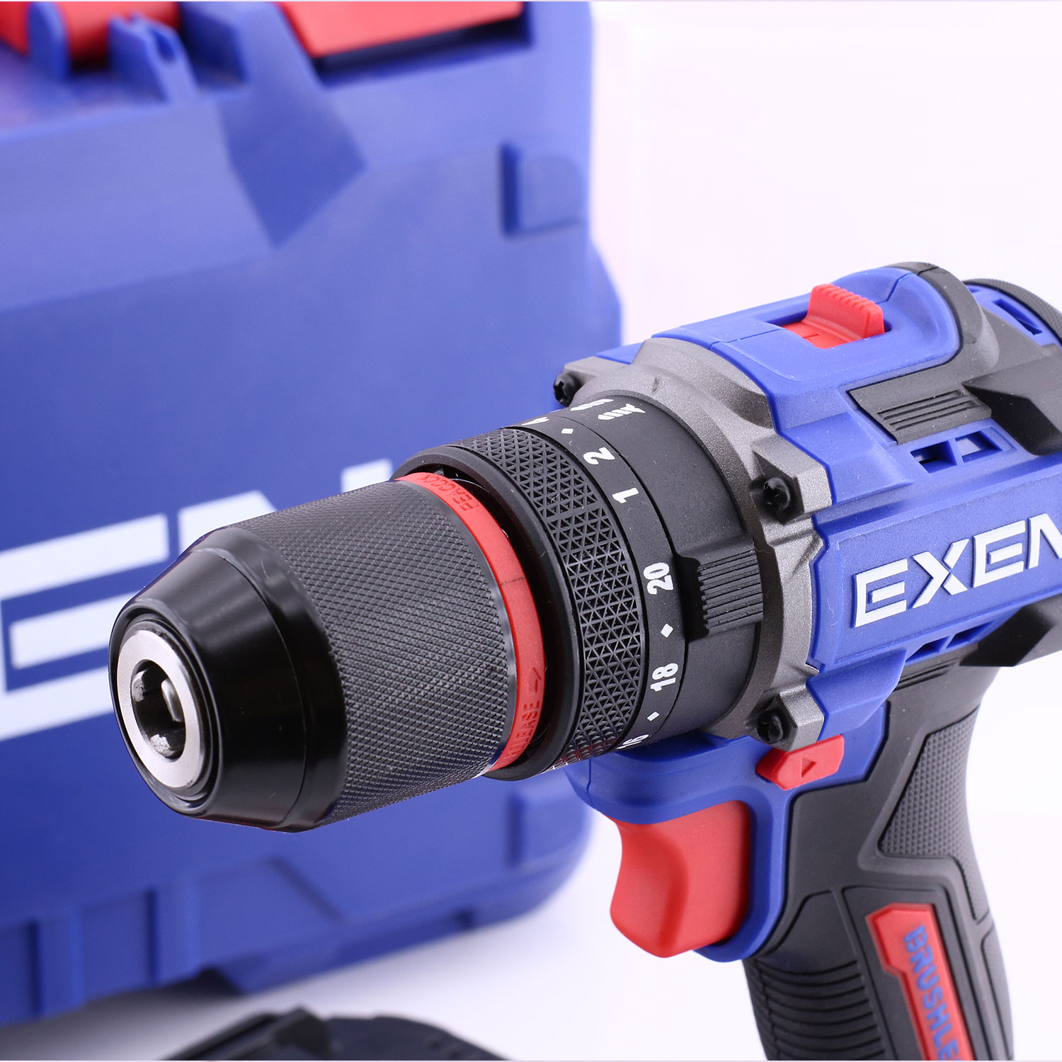 EXEN EN 274 DS Kömürsüz Darbeli Şarjlı Matkap 21V 4Ah 70Nm 2 Batarya Hızlı Şarj Led Işıklı Taşıma Çantalı