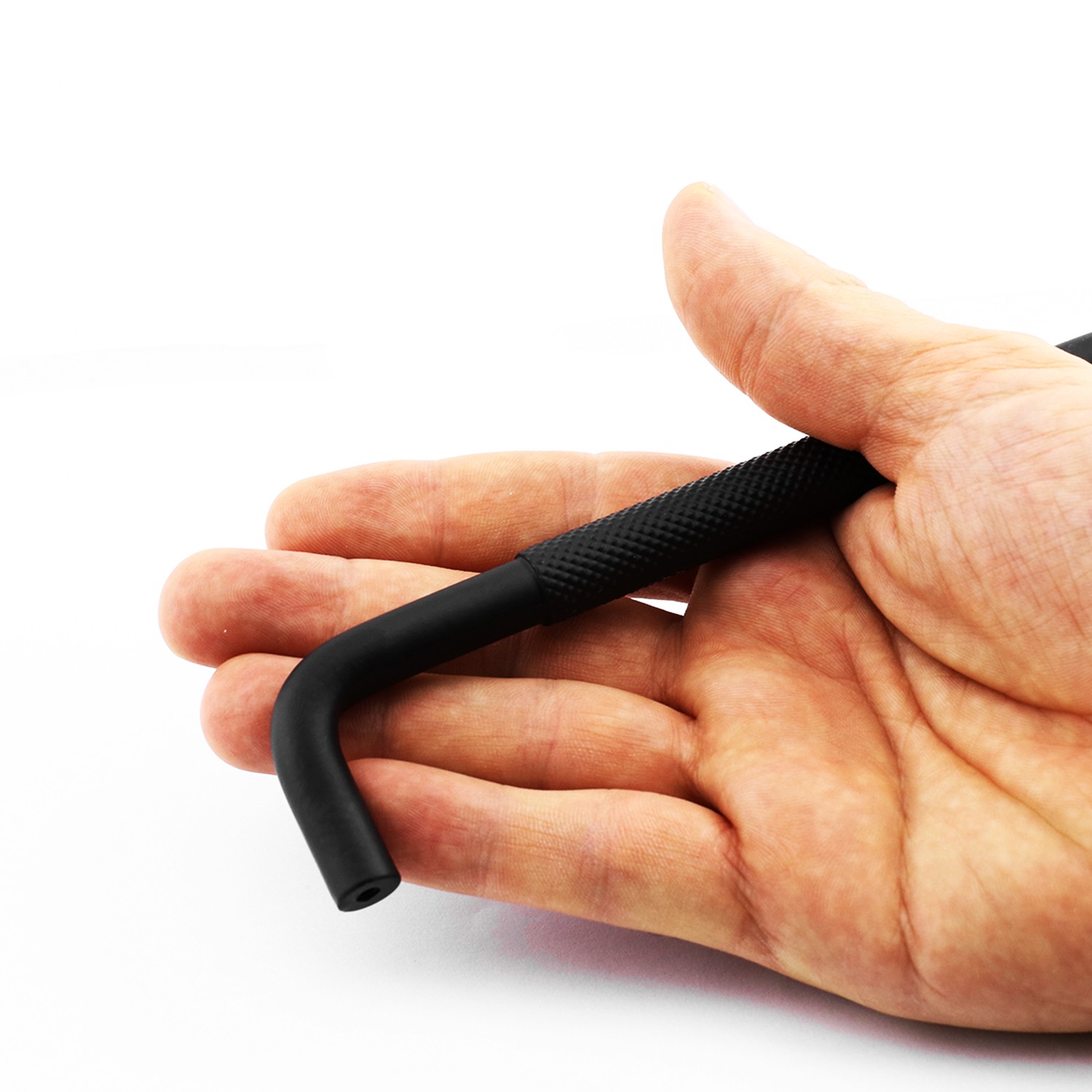 Uber Tırtıklı Mat Siyah Metal Kulp 224 mm 22.4 cm Mobilya Çekmece Mutfak Dolabı Dolap Kapak Kulpları