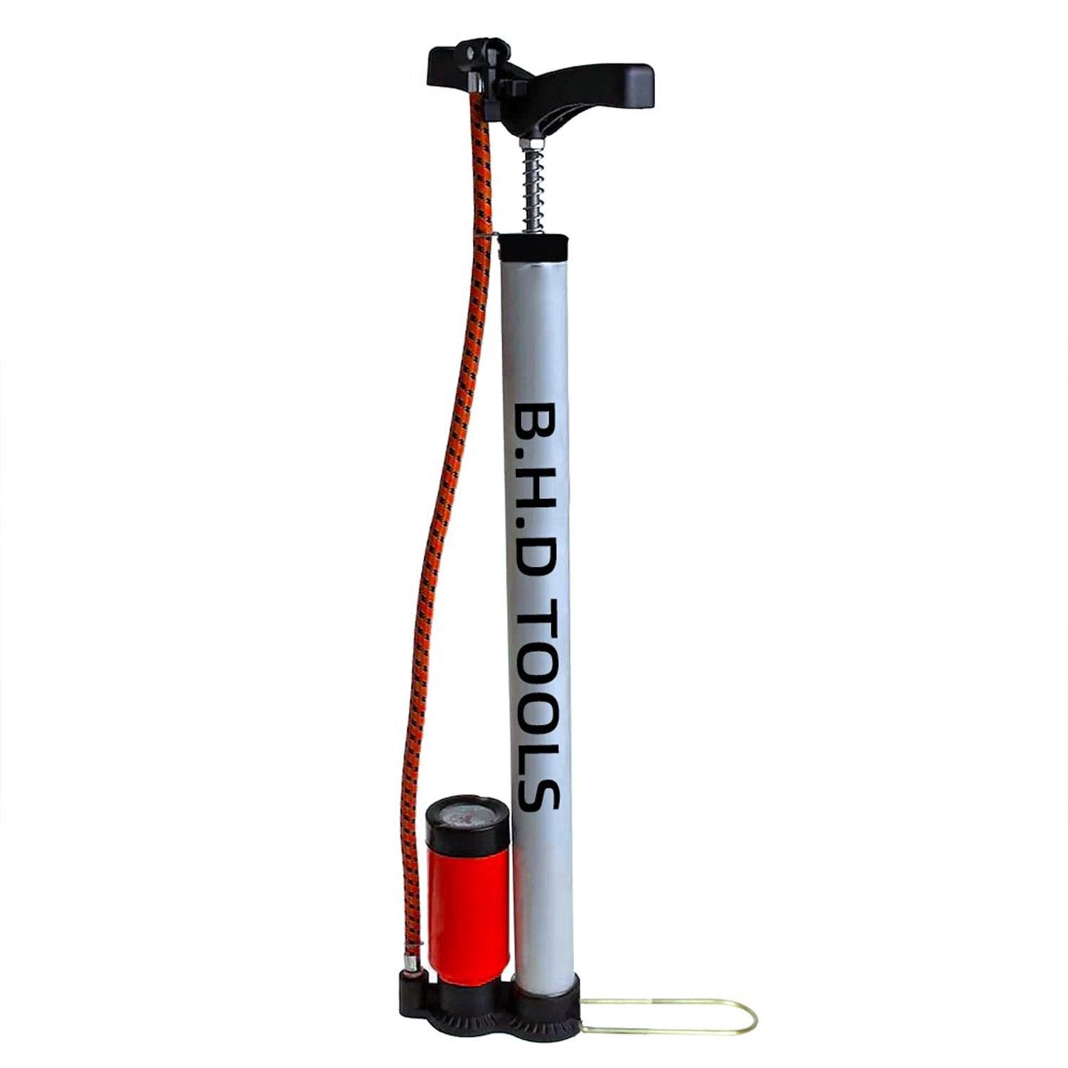 BHD Bisiklet Pompası Lastik Hava El Pompa Göstergeli Saatli 58 cm