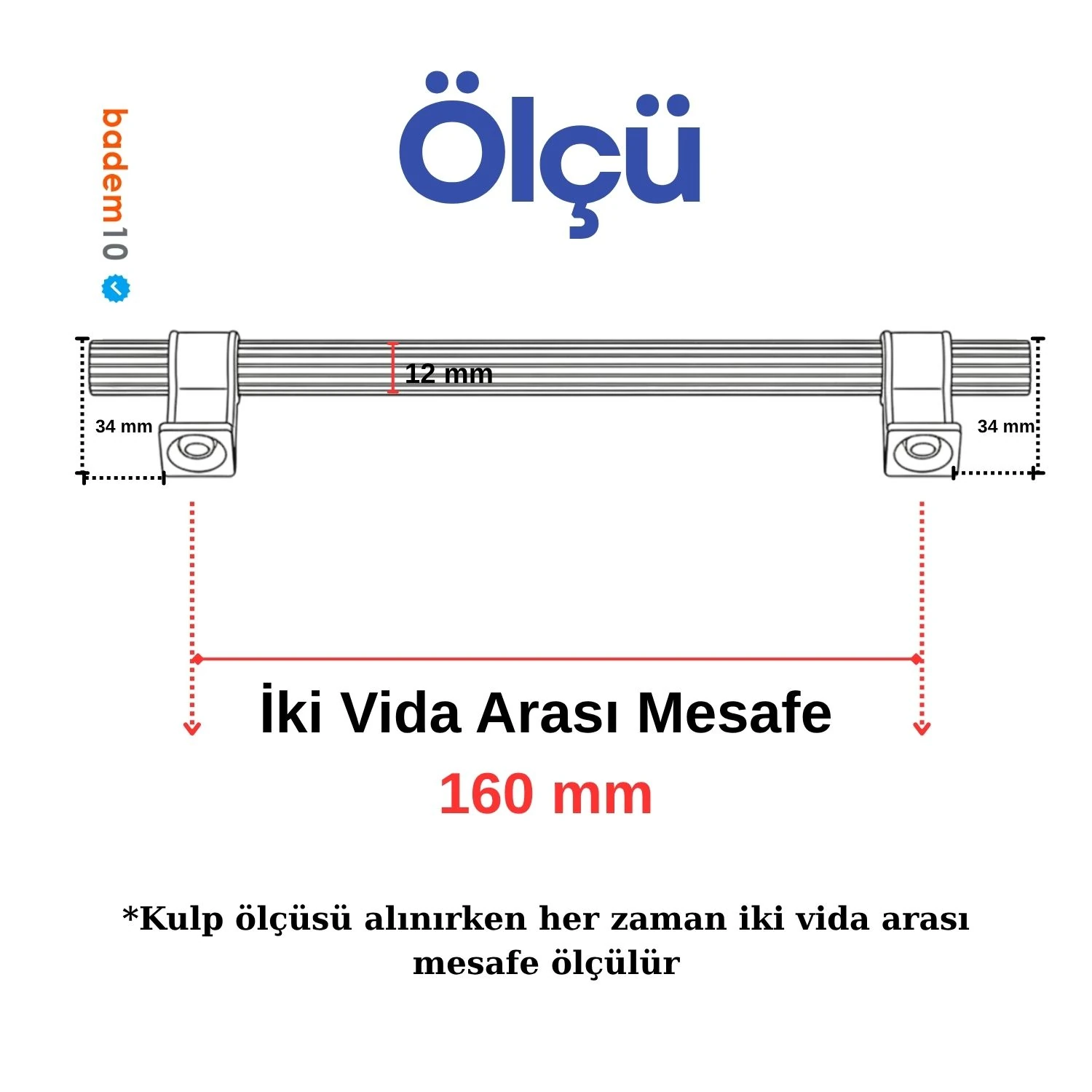 Hisar Soft Antik Bakır Metal Çizgili 160mm Kulp Mobilya Çekmece Dolap Kapak Kulpu Dayanıklı Kulpları