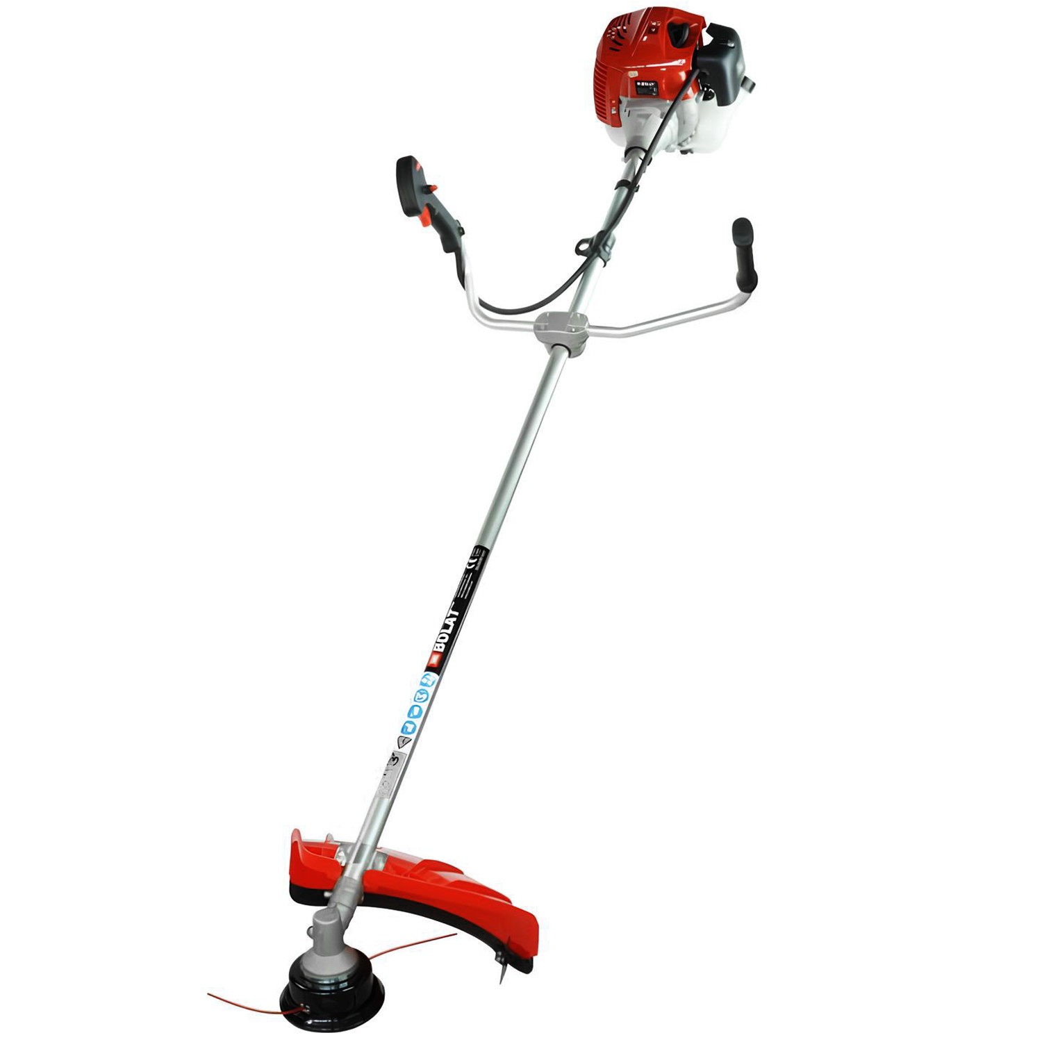 Bolat Benzinli BY520 Yan Tırpan Çim Biçme Testeresi 2.7 hp 51.7 cc Bisiklet Kollu Omuz Askılı Misina