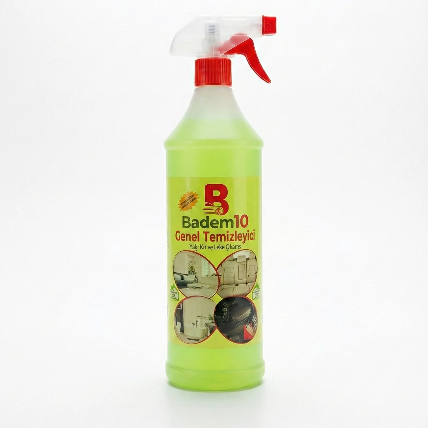 Genel Temizleyici Yağ Kir ve Leke Çıkarıcı 1000 ml Oto Mutfak Ev Kullanımında Üstün Leke Çıkarıcı