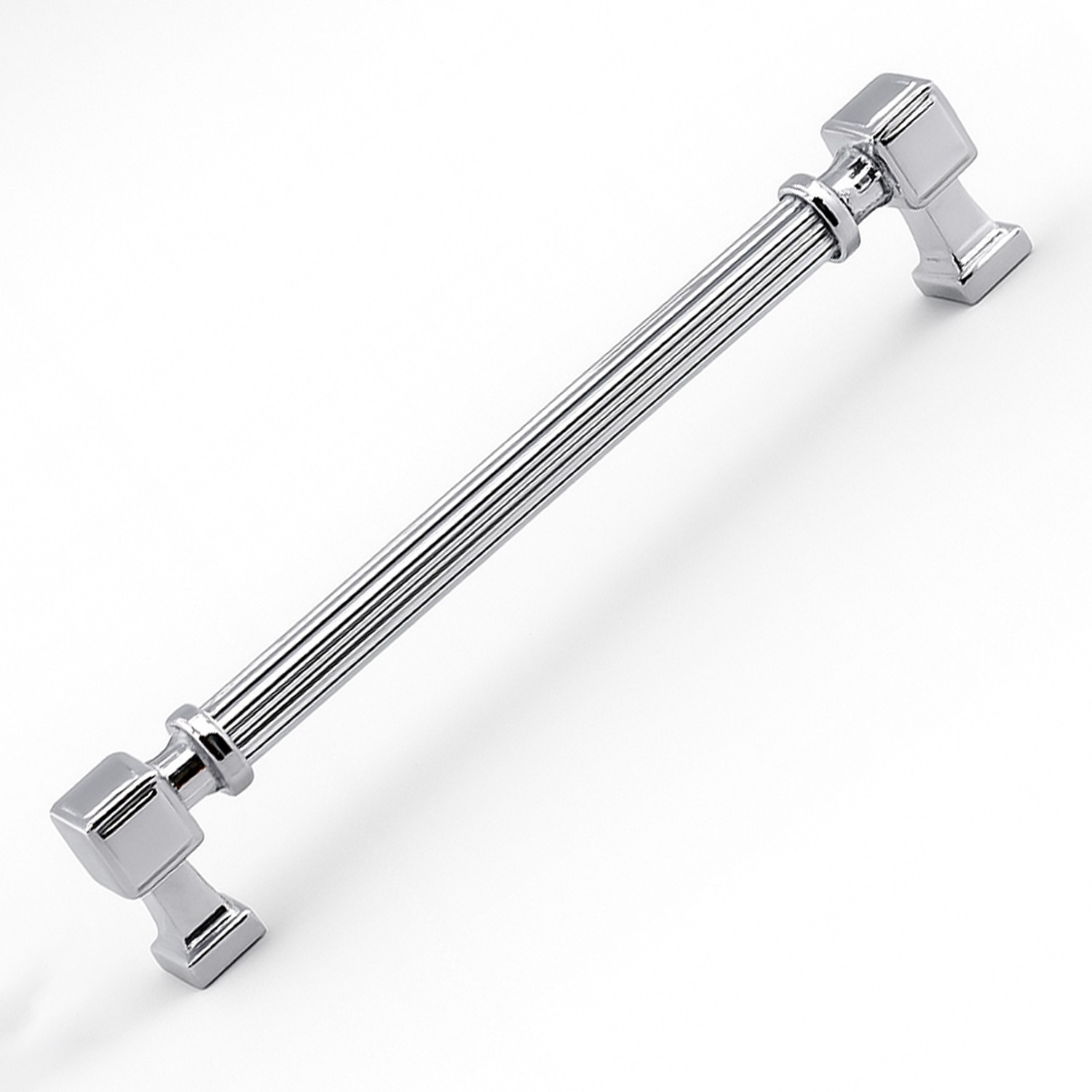 Talas 224 mm Çizgili Krom Renk Metal Kulp Mobilya Çekmece Mutfak Dolabı Dolap Kulpları Kulb 22.4 cm