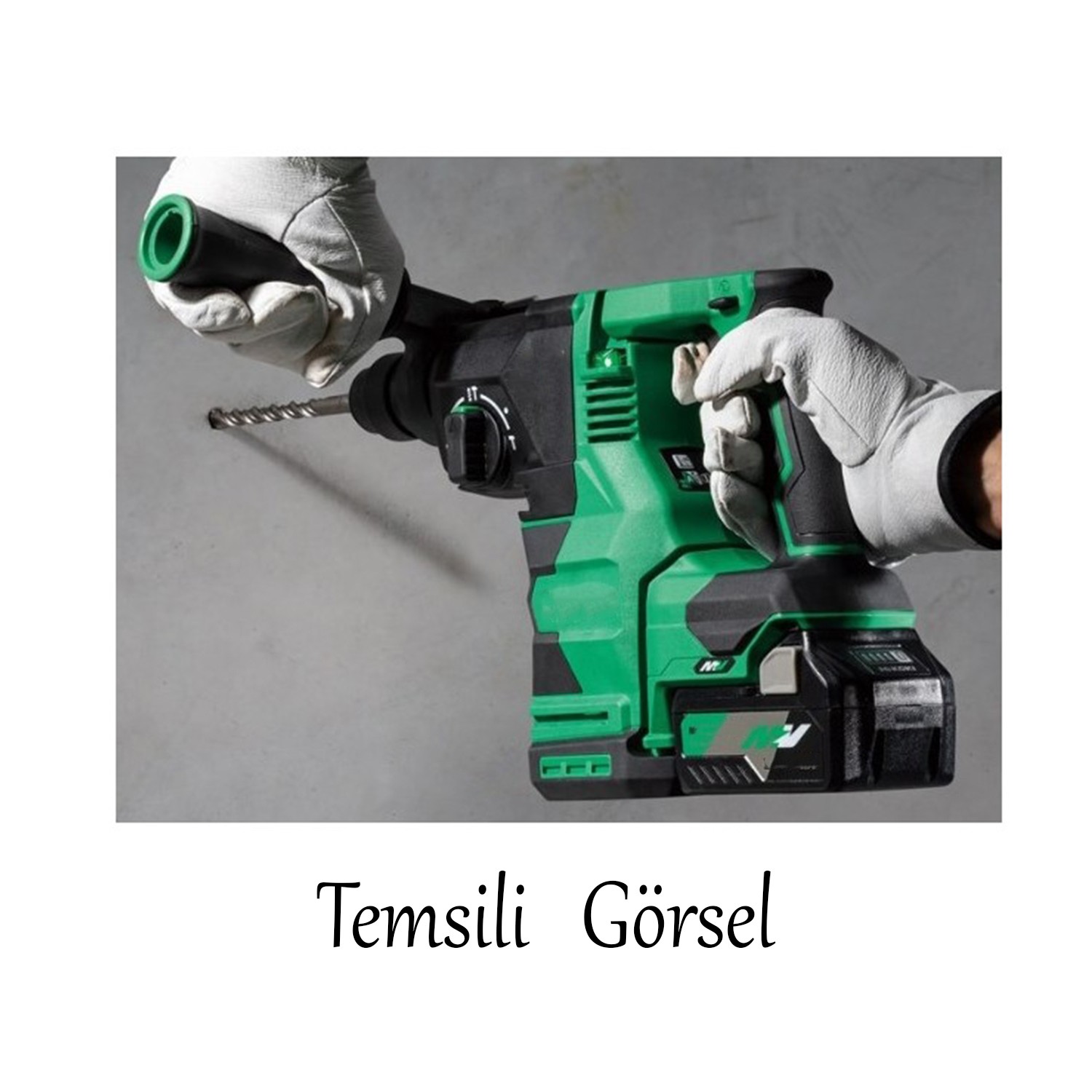 Haıs Akülü Şarjlı Kırıcı Delici Hilti Kömürsüz Darbeli Matkap 21 V Metal Beton Delme 3.2 Joule Güç