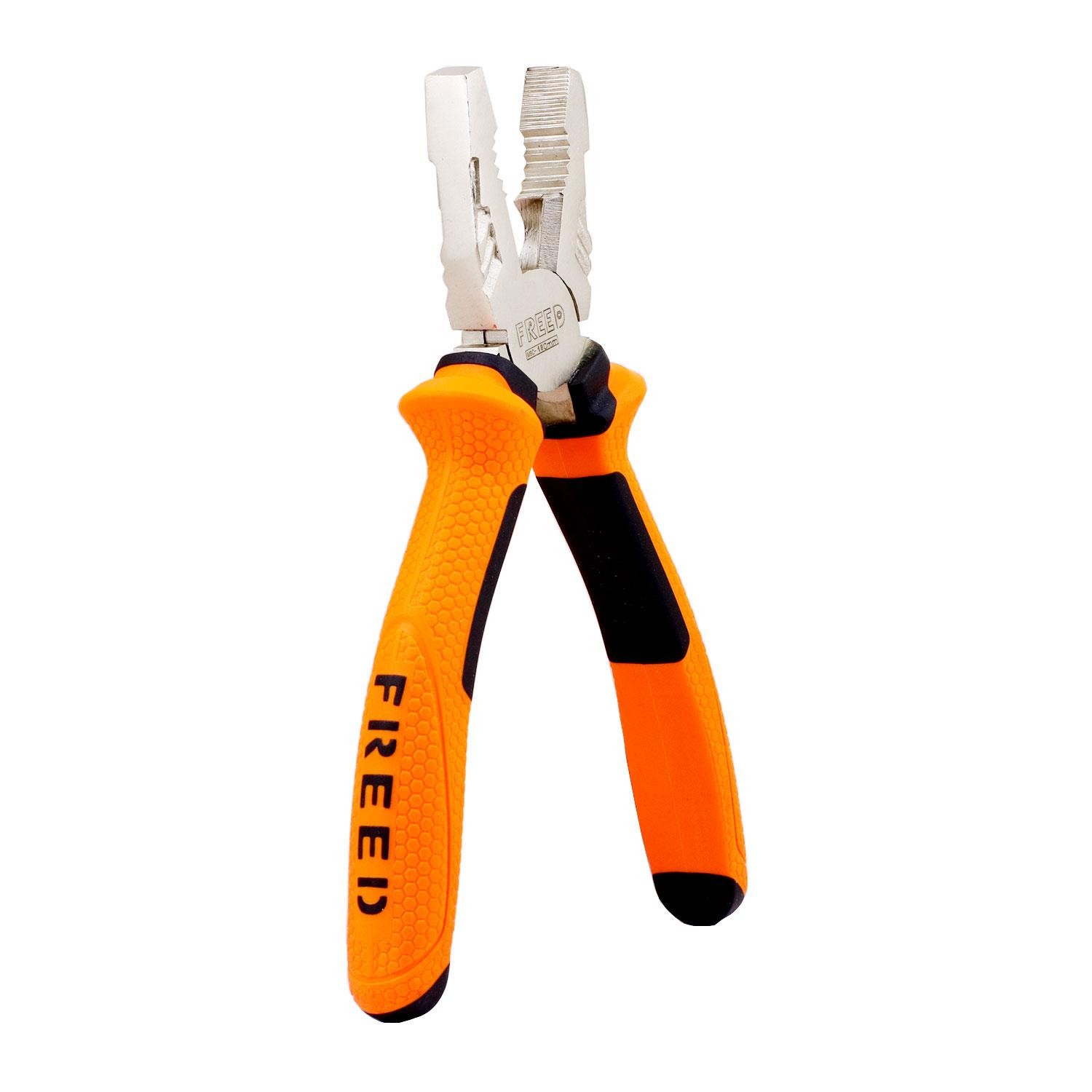 Freed Kombine Pense 180 mm Turuncu Siyah