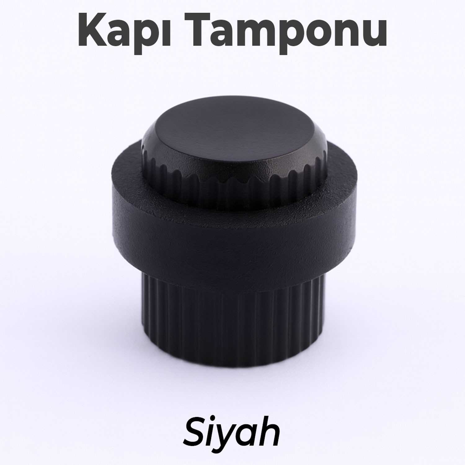 Kapı Stoperi Tamponu Siyah Vidalı Metal Tutacağı Tutucu Altı Kolu Pencere Stopu Takozu Sürgülü Kapı