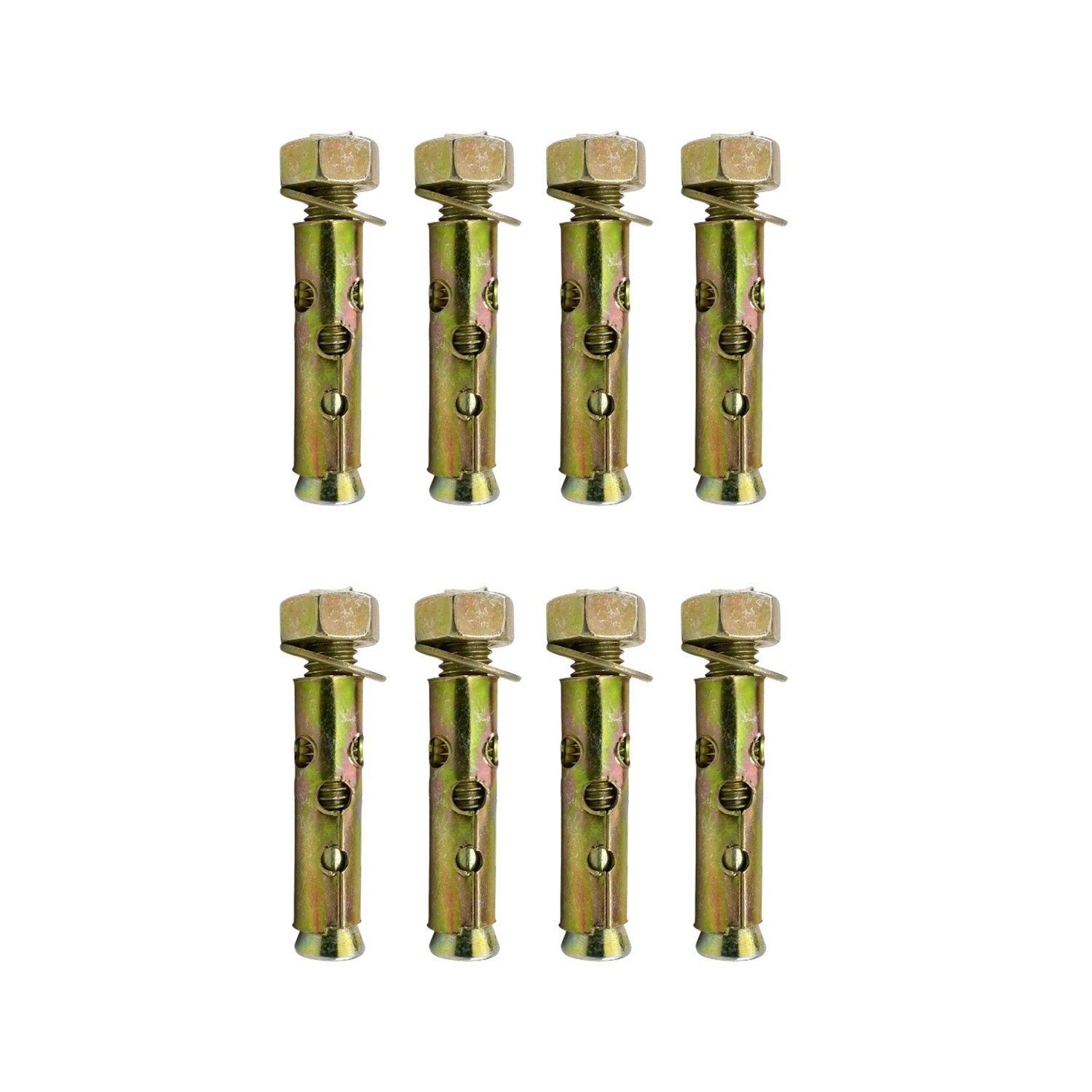 Saplamalı Gömlek Çelik Dübel M10x70 mm Raf Montaj Bağlantı Zemin Monte Tavan Asma Aparat 8 Adet