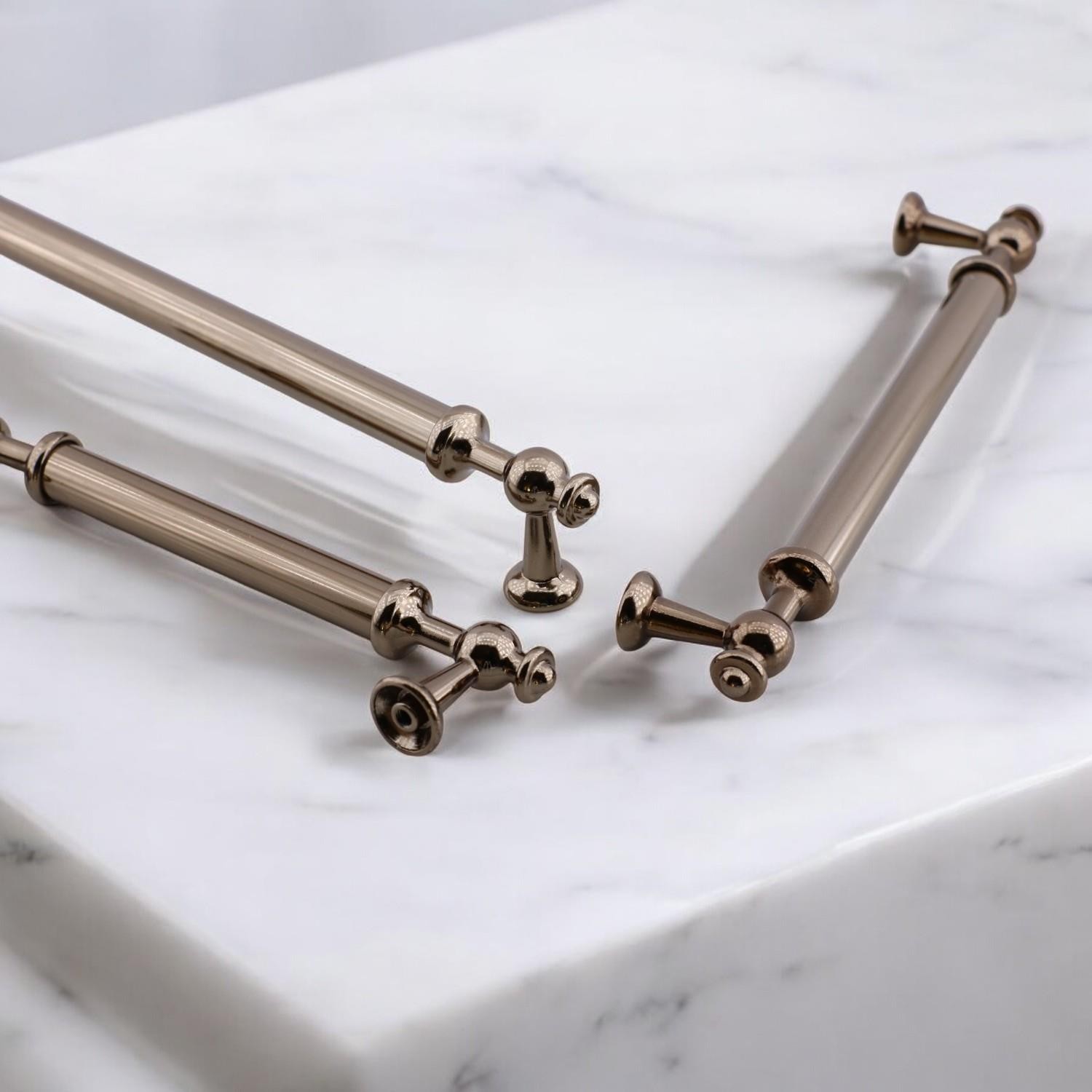 Nesil Bronz Metal Kulp 192 mm- 19.2 cm Mobilya Çekmece Mutfak Dolabı Dolap Kulpları Kulbu Kulpu