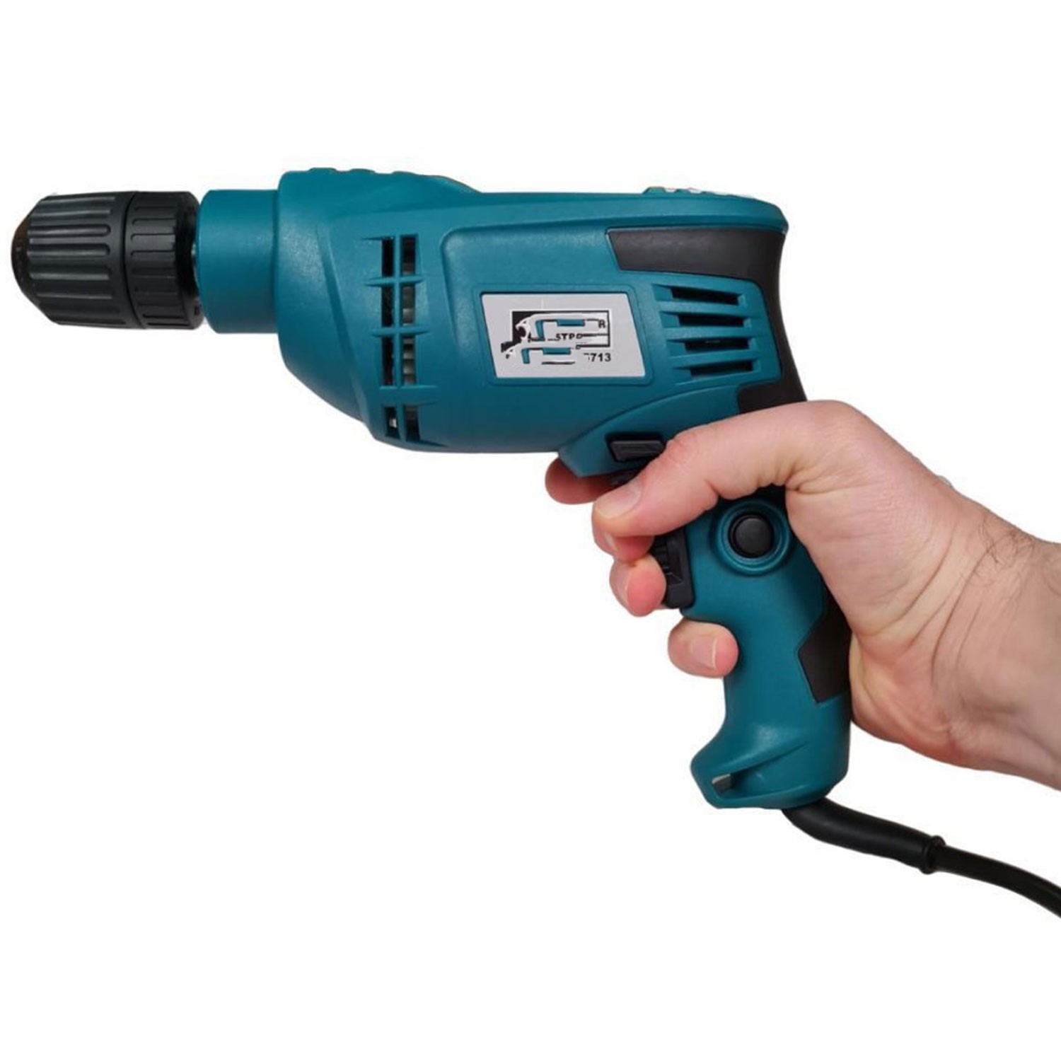 Darbesiz Matkap 550W Otomatik 10mm Mandren Elektronik Hız Ayarlı Sağ Sol Ergonomik Elektrikli Matkap