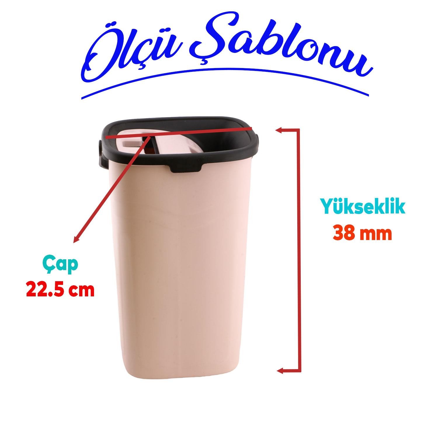 Emayhome Sillgech Flat Mop Bez Banyo Ev Ofis Yer Duvar Silme Temizlik Kova Seti Paspas Vilada EH221