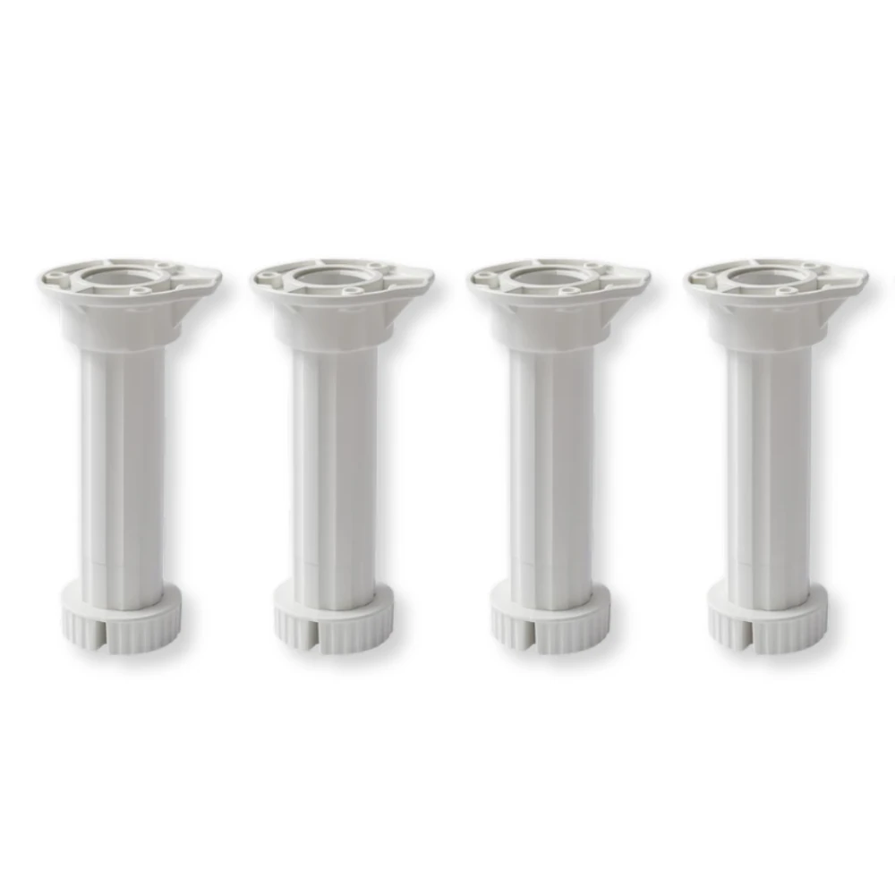 Ayarlanabilir 4 Adet 15 Cm Plastik Ayak Dolap Mobilya Tezgah Yükseltici Yükseltme Ayağı Ayakları