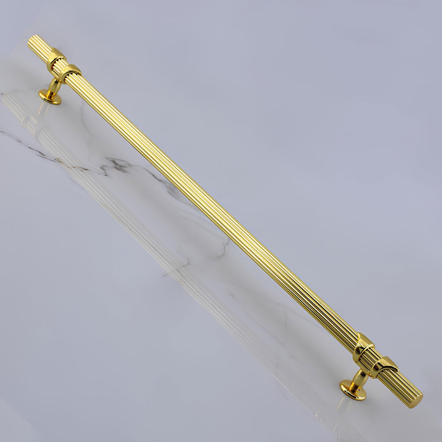 Emir Kulp Gold 320 mm - 32 cm Metal Mobilya Mutfak Çekmece Dolap Dolabı Kapak Kulbu Kulpu Kulpları