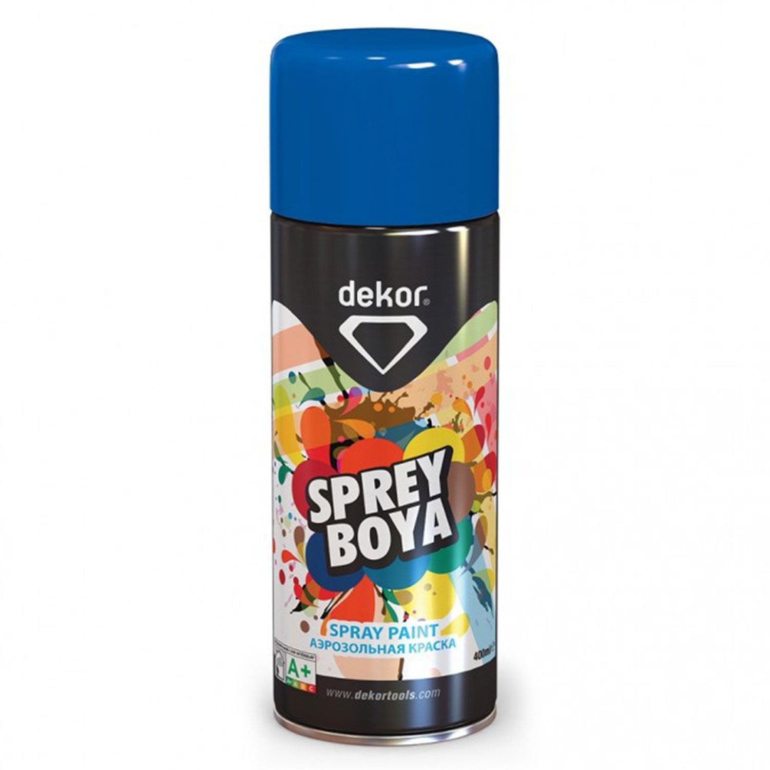 Dekor Akrilik Efektli Sprey Boya Lacivert 400 ML