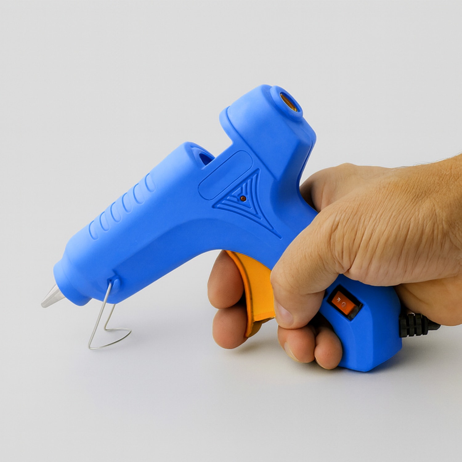 11 mm 60W Sıcak İnce Mum Silikon Tabancası 190°C Hızlı Isınan Güçlü Yapıştırıcı Tabanca Ergonomik