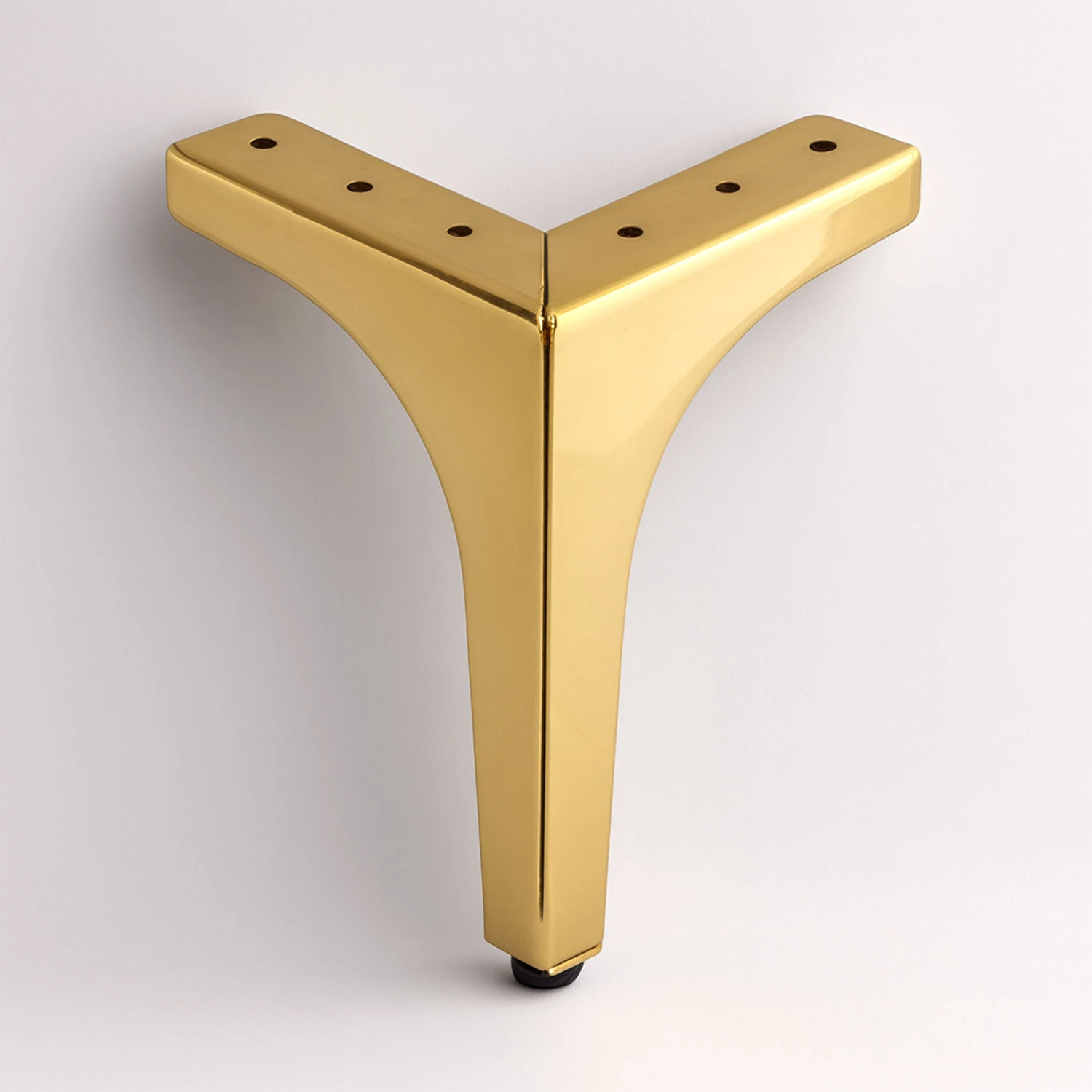 Dekor 17 cm Gold Altın Metal Mobilya Ayağı Dayanıklı Ayak Modern Tasarım Koltuk Sehpa TV Ünitesi