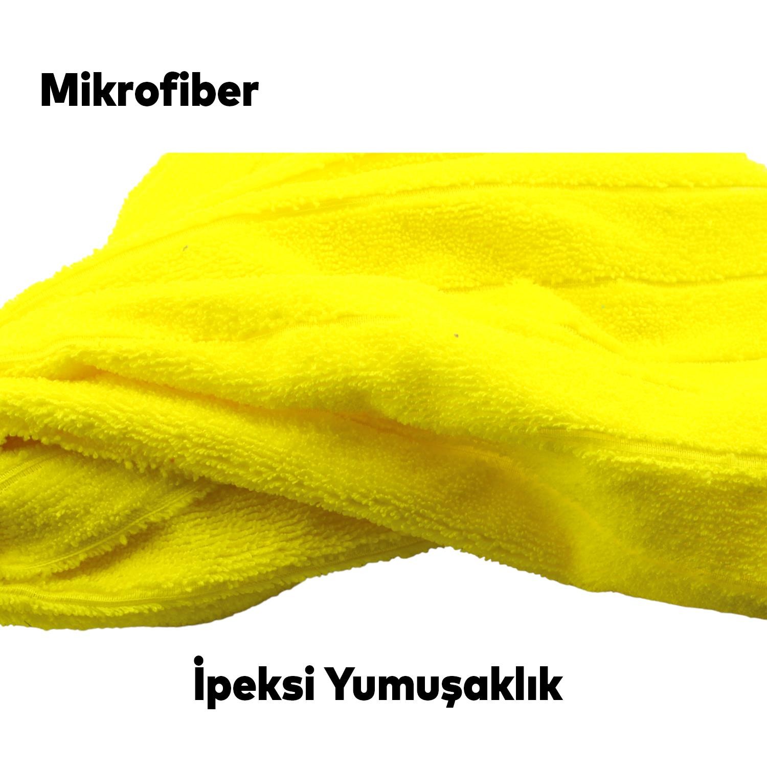 Ev Ofis İş yeri Sillgech Mikrofiber Makarna Temizlik Kurulama Havlu Mop Vileda Yedeği 40 Cm EH320