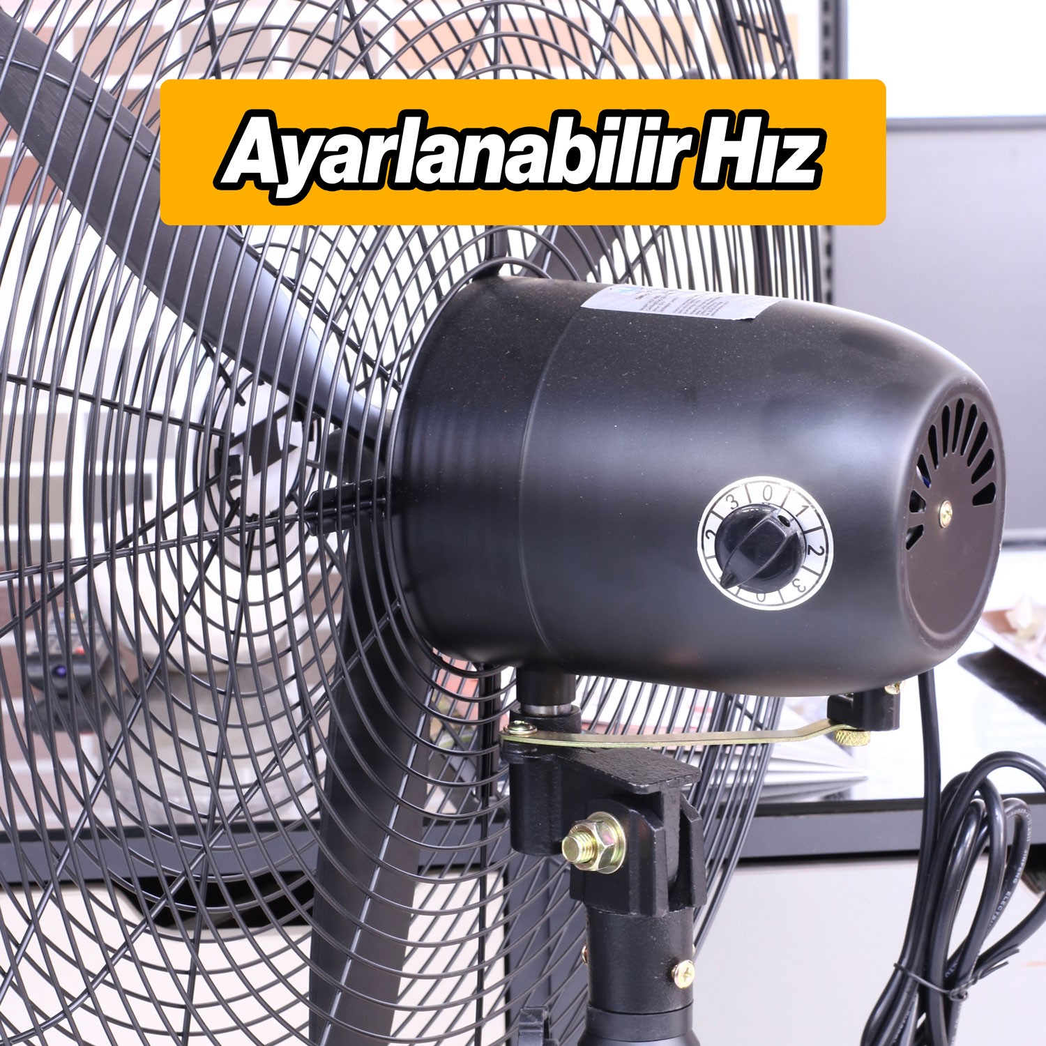 Sanayi Tipi 75 cm 210W Ayaklı Vantilatör Sessiz Geniş Alanlara Uygun Endüstriyel Güçlü Fan
