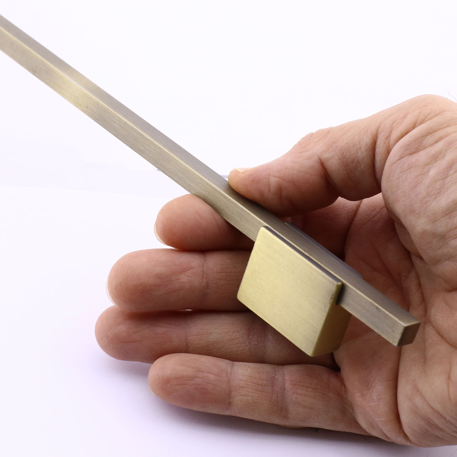 Boyut 320 mm Soft Antik Sarı Renk Metal Dolap Çekmece Kulbu Mutfak Dolabı Kapak Kulpları Mobilya