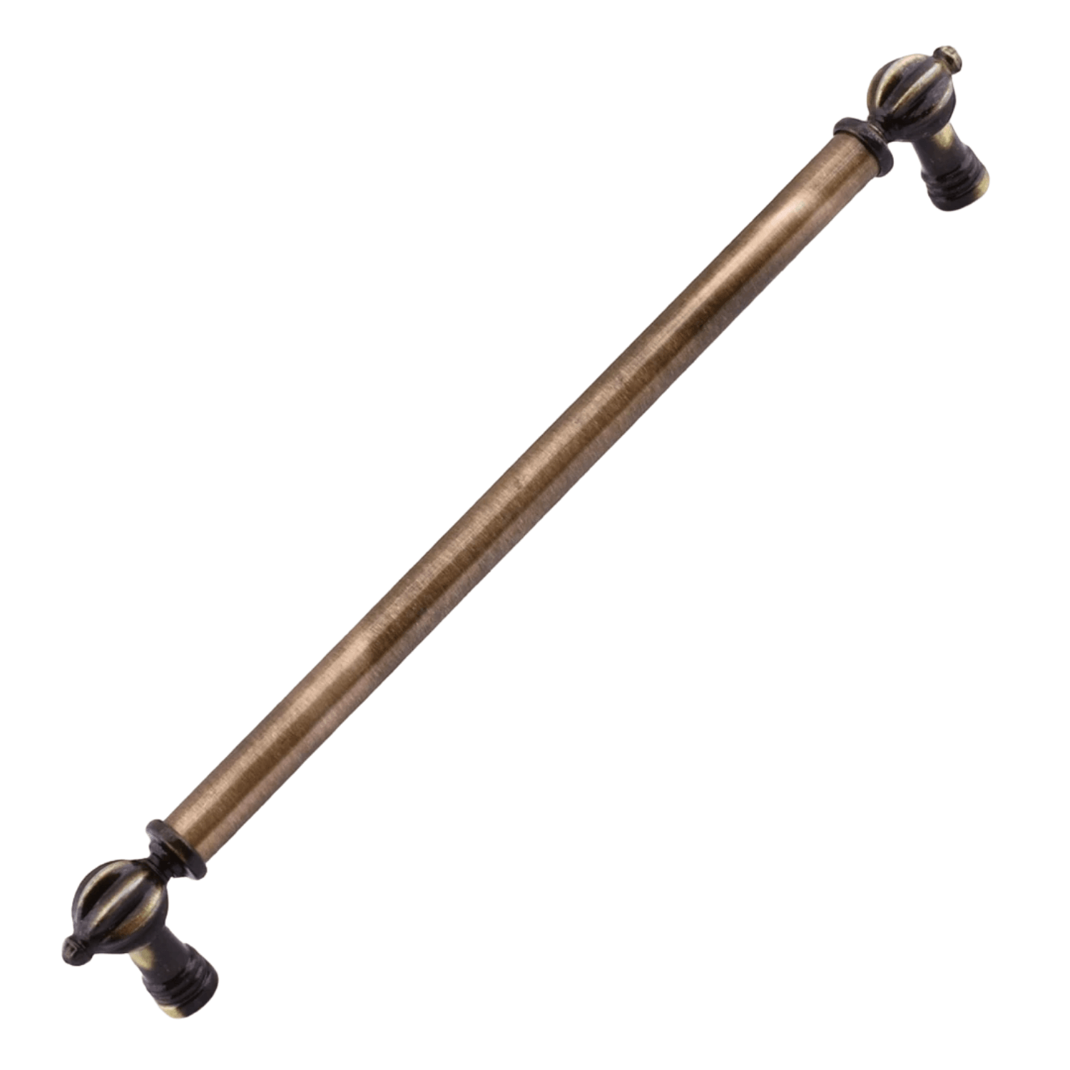 Defne Metal Eskitme Antik Sarı Kulp 224 mm Mobilya Çekmece Mutfak Dolabı Dolap Kulpları Kulb Kulpu