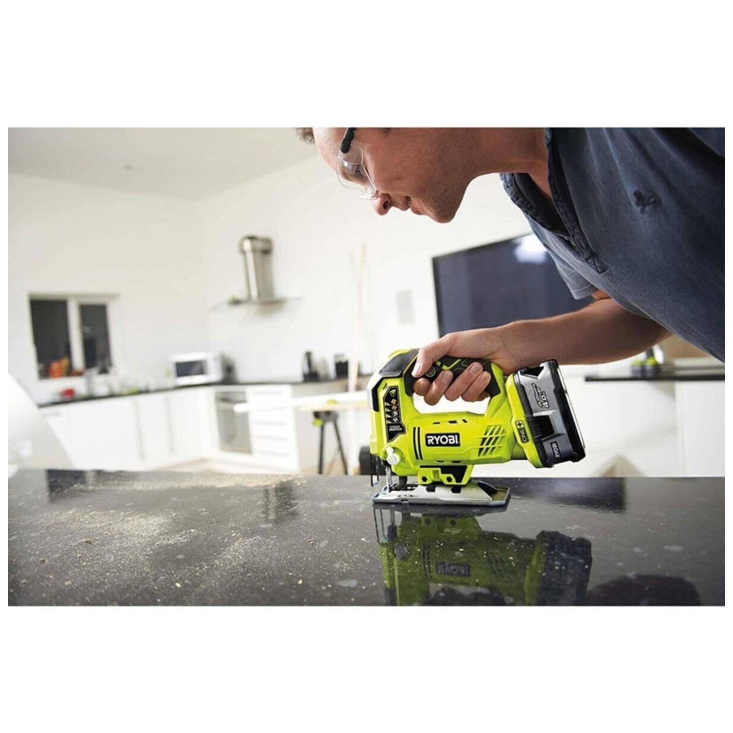 Ryobi R18JS-120S Akülü Dekupaj Testere ahşap ve metal Kesme 18V