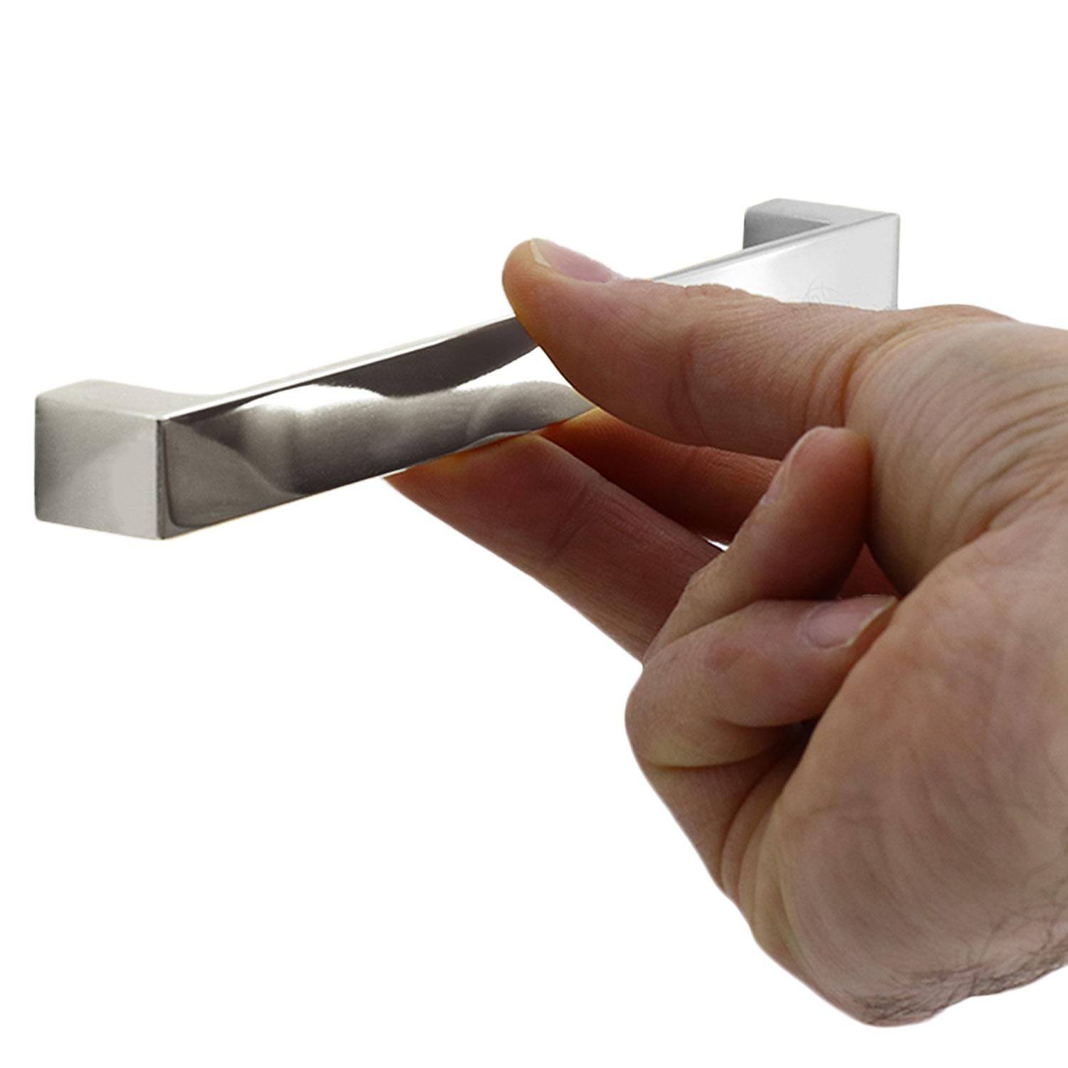 Bihter Krom (160 mm - 16.0 cm) Metal Mobilya Mutfak Dolabı Çekmece Dolap Kulpu Kulbu Kulpları 10 Adet