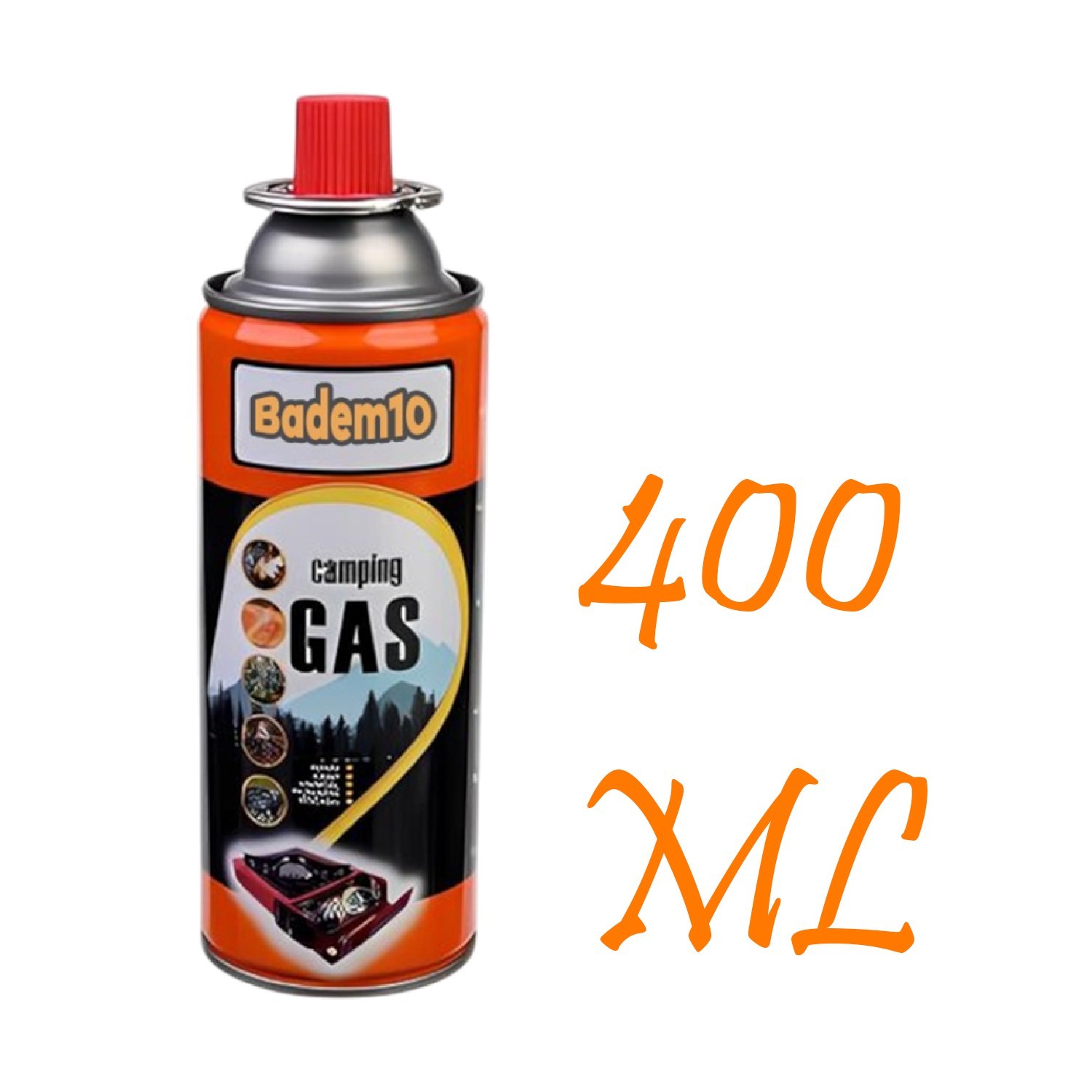 Kamp Gazı 5 Adet Bütan Propan Gaz Tüpü Portatif Ocak Kartuşu Tek kullanımlık Pürmüz 400 ml