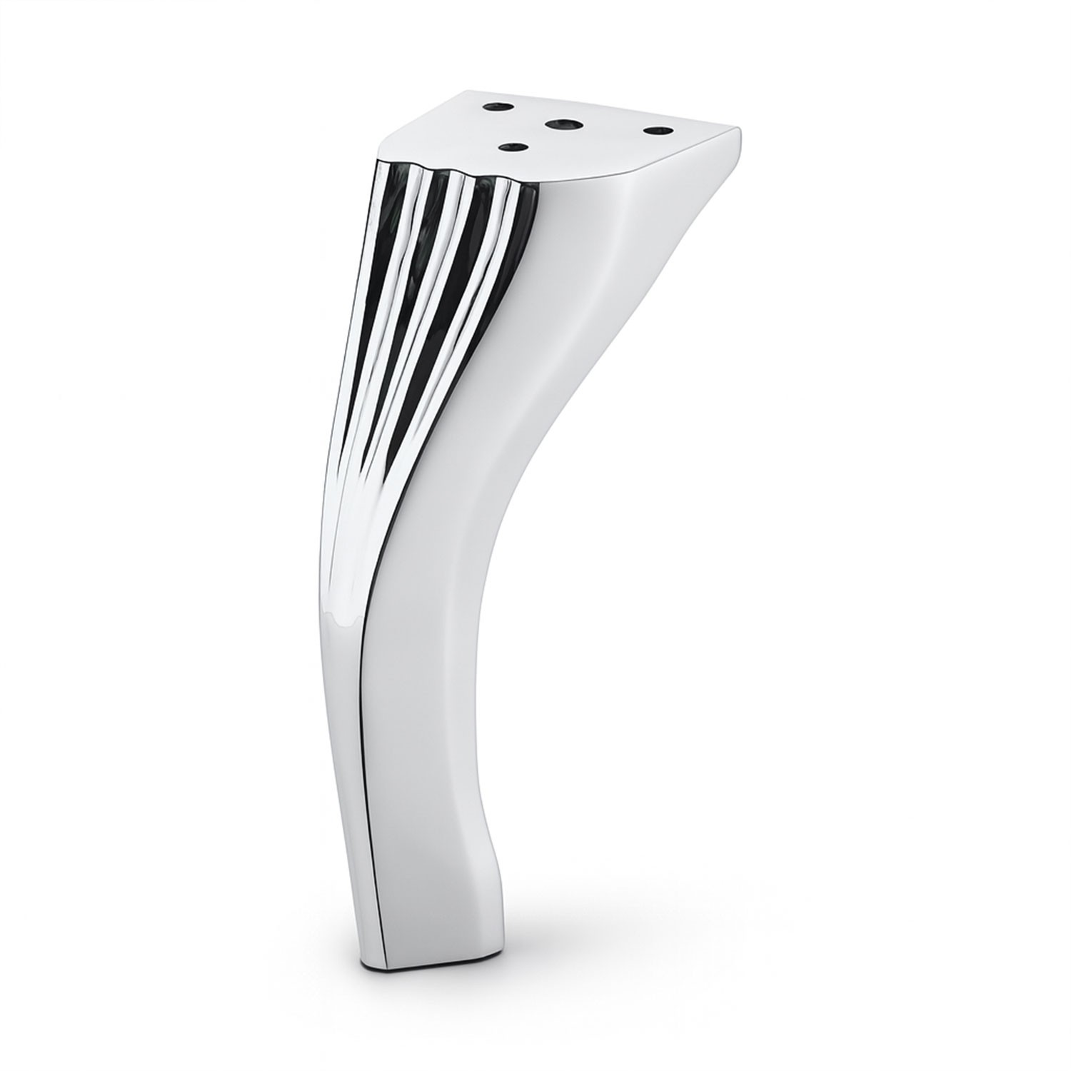 Kesit 14 cm Gümüş Krom Renk Metal Mobilya Ayağı Ayakları Ünite Baza Koltuk Kanepe Sehpa Ayakları