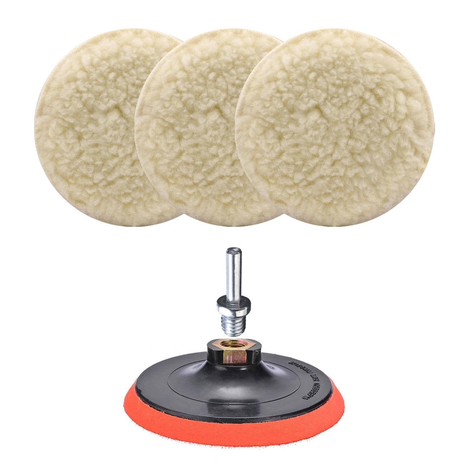 Pasta Cila Polisaj Parlatma Sünger Jant Metal Parlatıcı Cırt Zımpara Taban (6 PARÇA SET)
