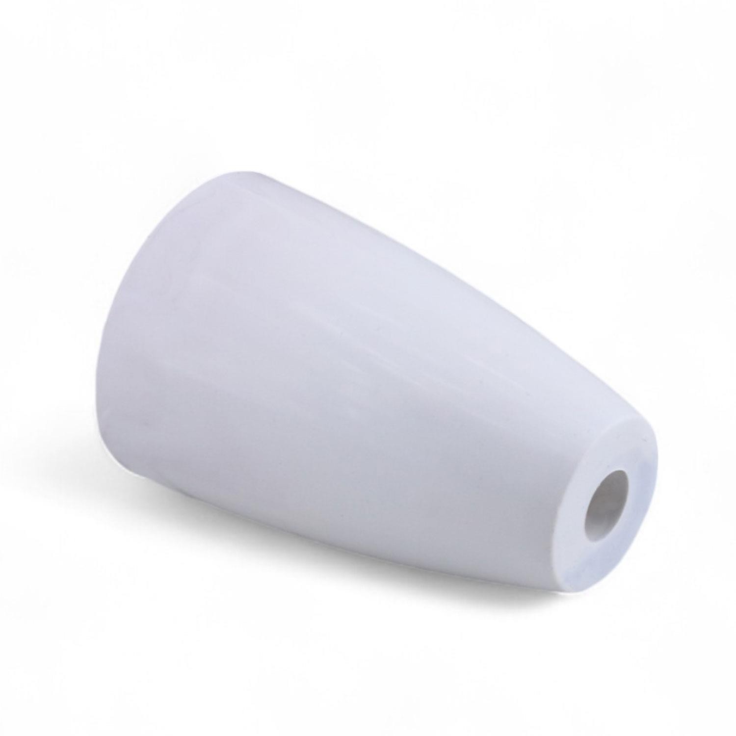 Oval Plastik Ayak 12 cm Beyaz Mobilya Yükseltici Sehpa Kanepe Koltuk Ayağı Baza Ayakları Aparatlı