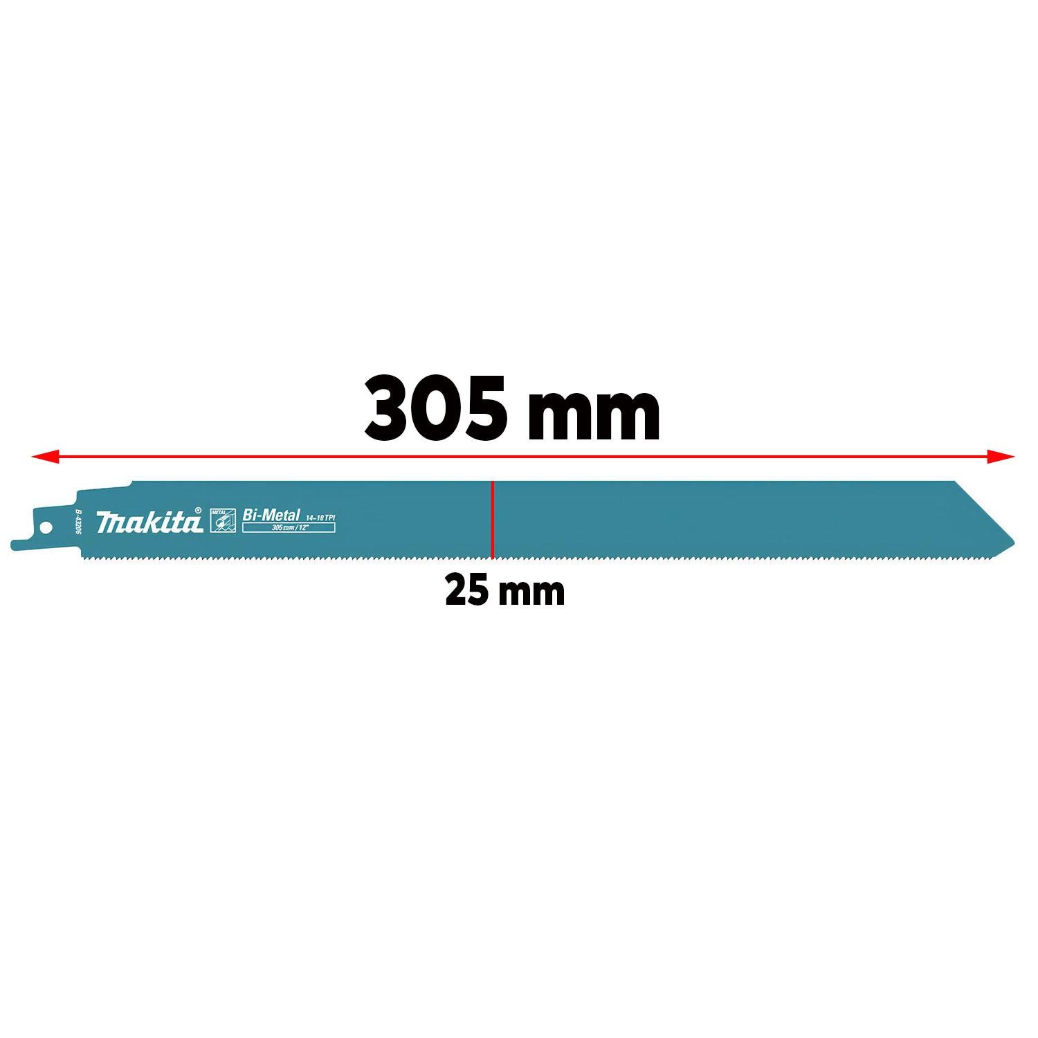 5 ADET Makita Boru Profil Testere Bıçağı Metal Kılıç 305 mm Dekupaj Testere Bıçak B-43206