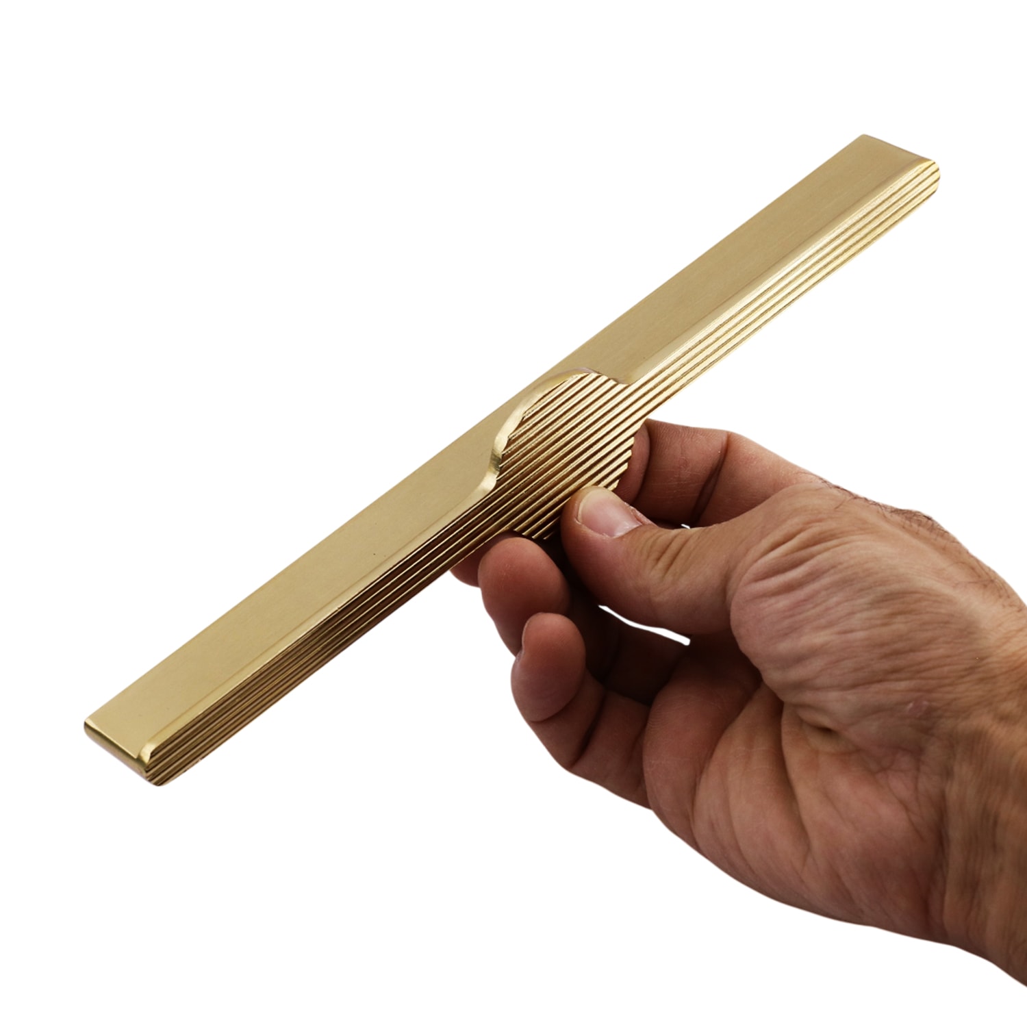 Saral Çizgili Mat Altın Metal Kulp 224 mm 22.4 cm Mobilya Çekmece Mutfak Dolabı Dolap Kapak Kulplar