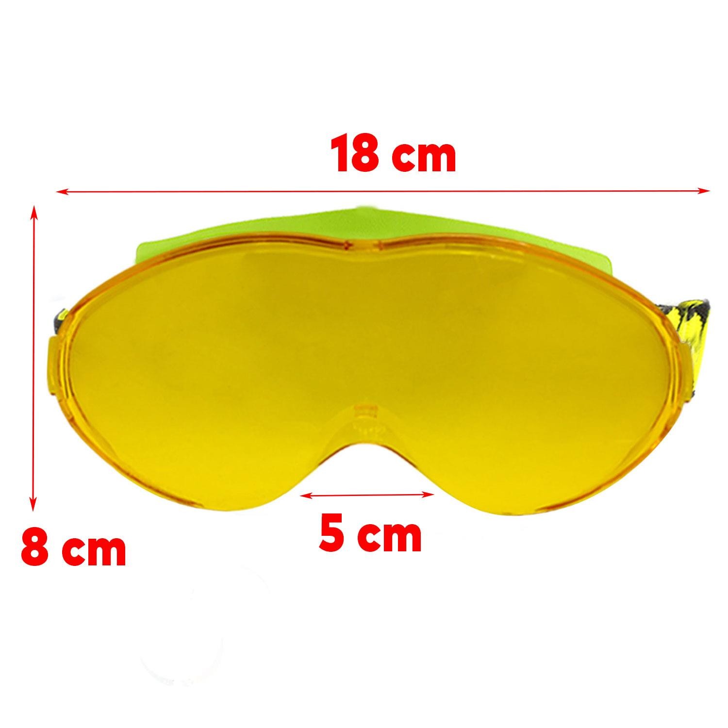 Bellasimo Kayak Gözlüğü Değiştirebilir Camlı Antifog Güneş Kar Gözlük Gümüş Snowboard Glasses Gözlük+1 Adet Yedek Cam (Sarı)