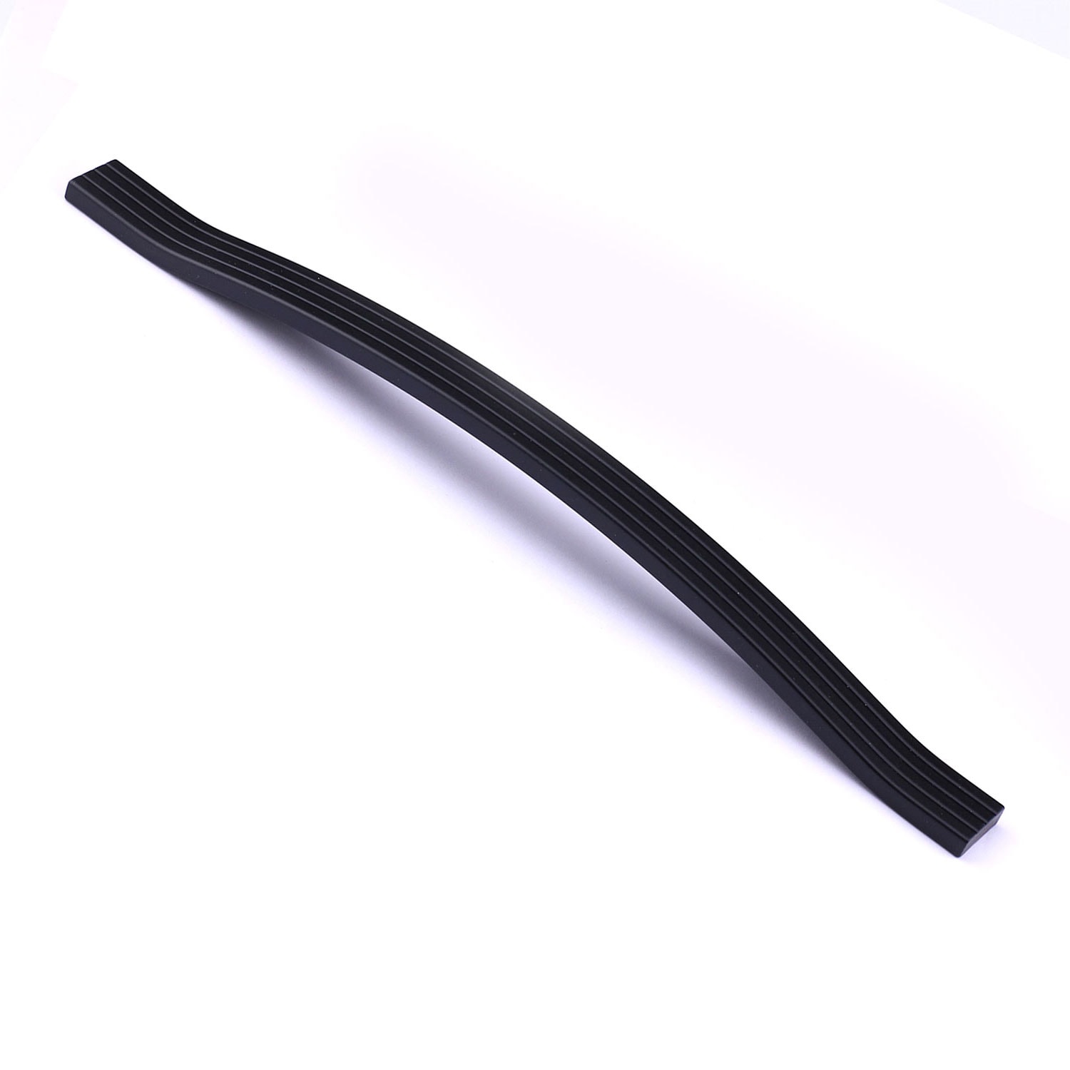 Akasya 320 mm Siyah Metal Mobilya Kulpu Çizgili Model Dayanıklı Uzun Ömürlü Modern Dekoratif Tasarım