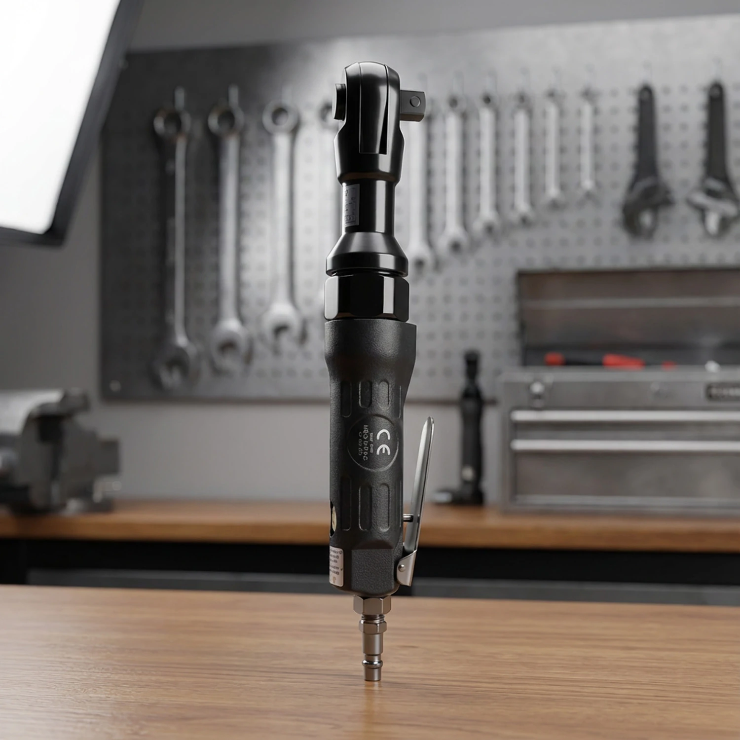 Siyah Dayanıklı Malzeme NTX4871 1/2'' Havalı Cırcır Kol 6.3 KG