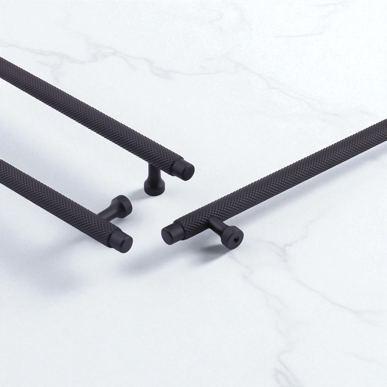Martin Siyah Metal Kulp 160 mm Mobilya Çekmece Mutfak Dolabı Dolap Modern Kapak Kulpları Grip Desen