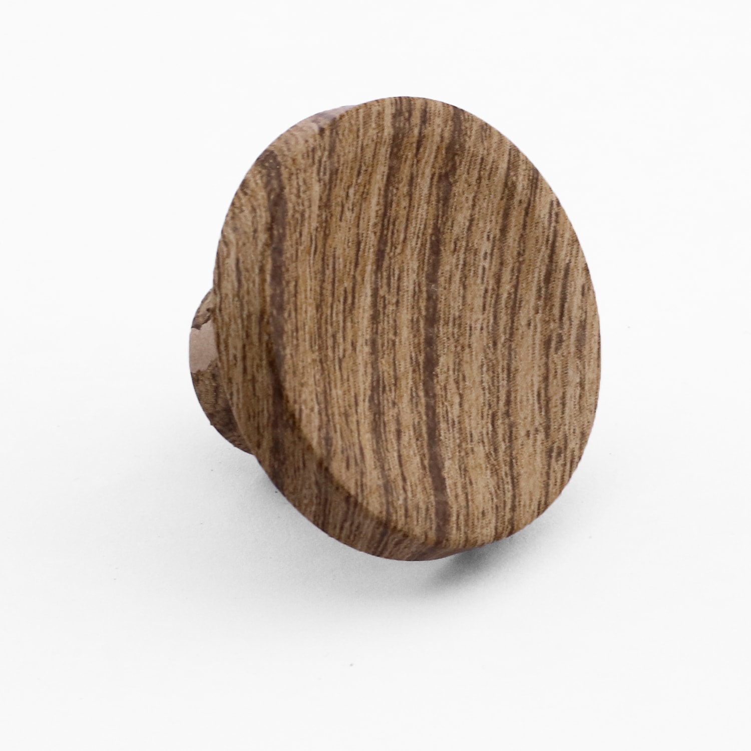 Tek Vidalı Bohem İç Bükey Plastik Düğme Kulp Kubik Kayın Bej Renk Mobilya Dolap Çekmece Kulpu Kulbu