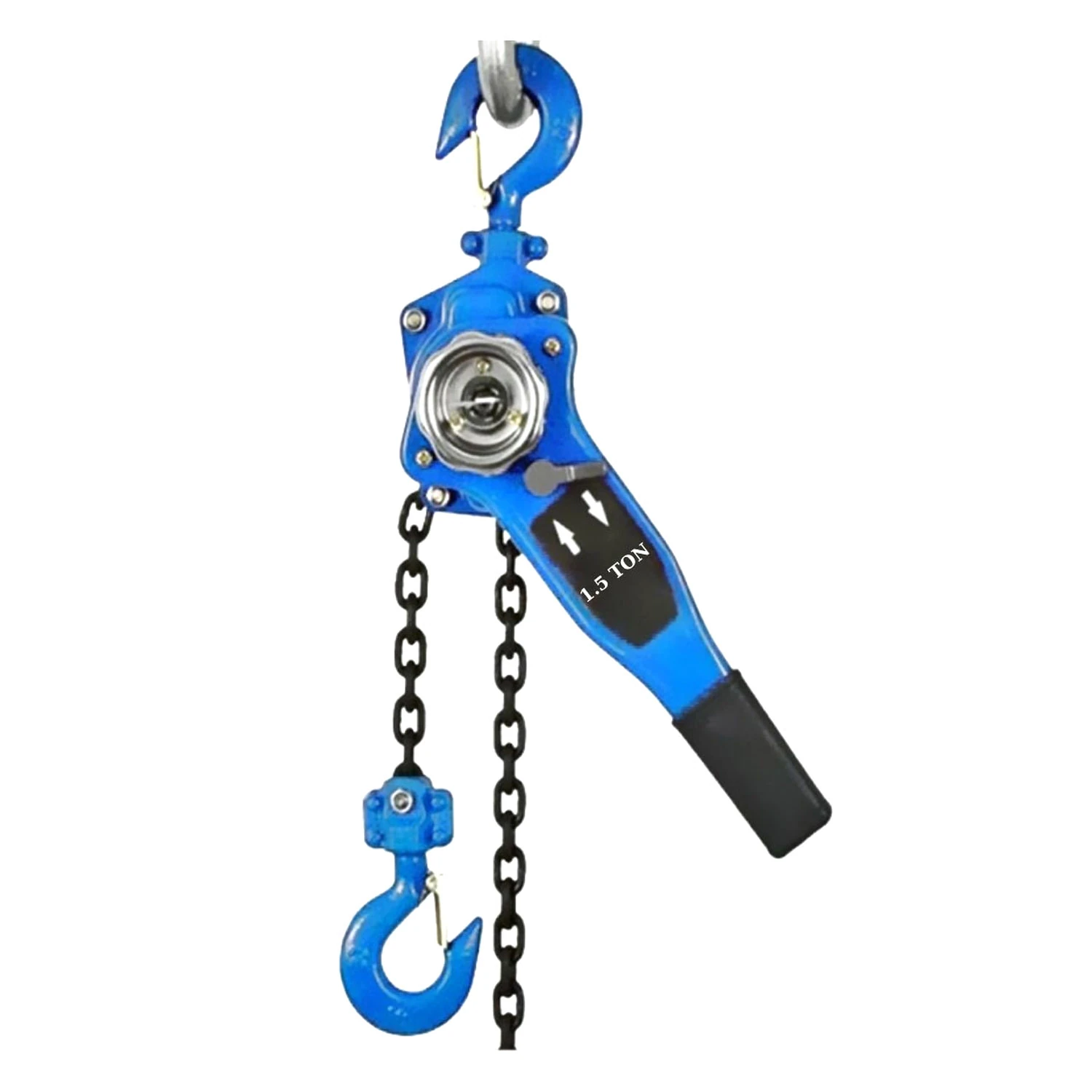 Hubzug 1.5 Ton Zincirli El Vinci 1500 kg Kaldırma Kapasiteli Çelik Zincirli Vinç 1.5 m Yükseklik