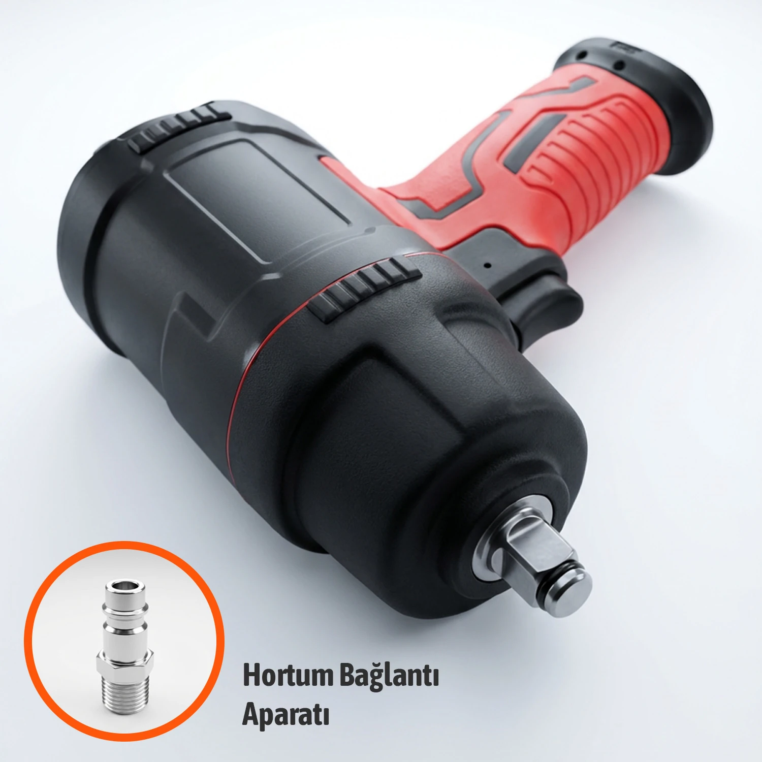 Havalı Somun Sökme Aleti 1/2 İnç 1500Nm 153Kgm Profesyonel Darbeli