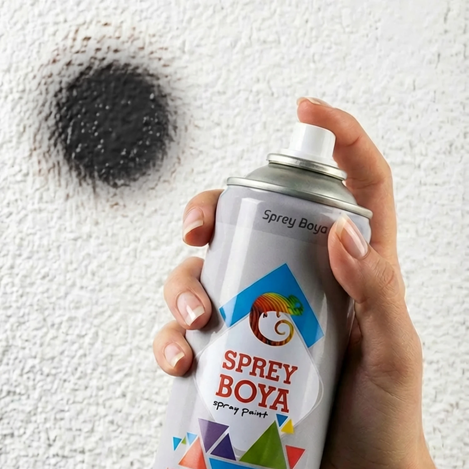 Antresit Gri Sprey Boya 400 ml Metal Ahşap Beton Yüzeylere Uygun Hobi Dekoratif Amaçlı Sprey Boya