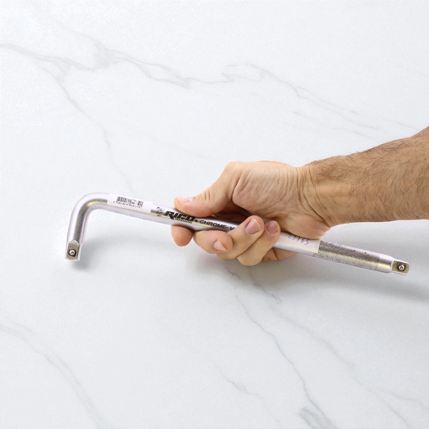 Profesyonel Lokma El Aleti 1/2 L Kol Lokma Anahtarı Ergonomik Kaymaz Saplı ve Dayanıklı Krom Kaplama