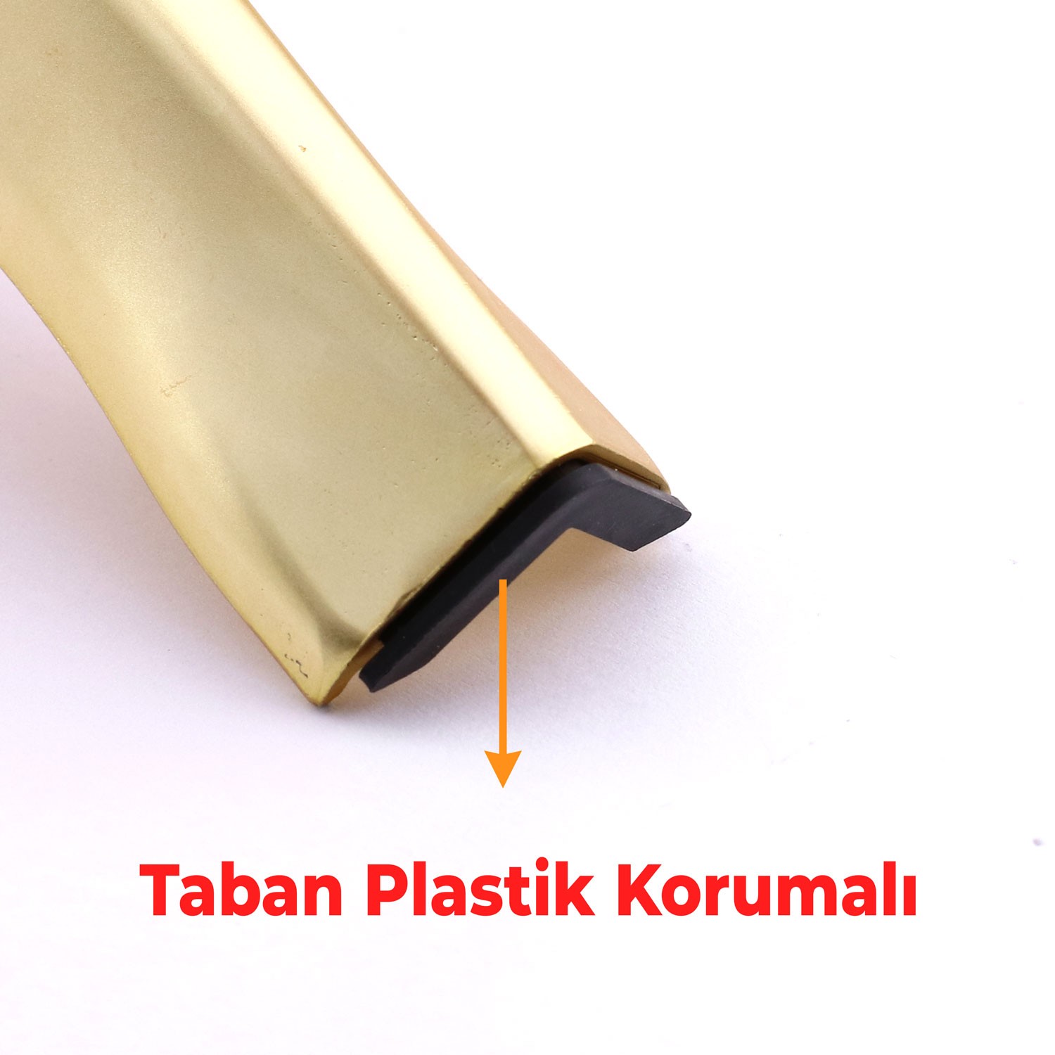 Kesit 14 cm Gold Altın Metal Mobilya Ayağı Ayakları Ünite Baza Koltuk Kanepe Sehpa Masa Tabure Siyah