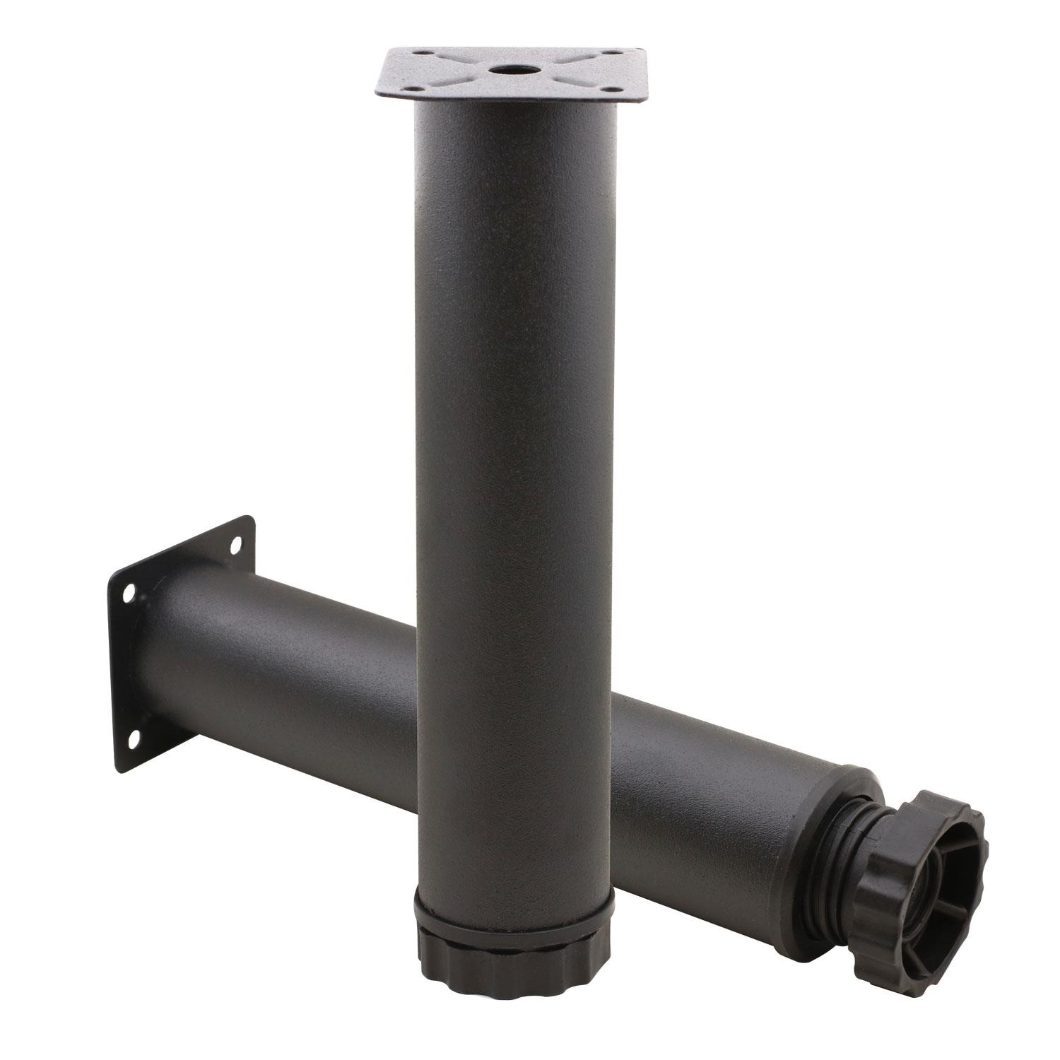 Mobilya Kanepe Konsol Koltuk Metal Destek Ayağı Ayarlanabilir 20 Cm Siyah Metal Ayakları (8 ADET)