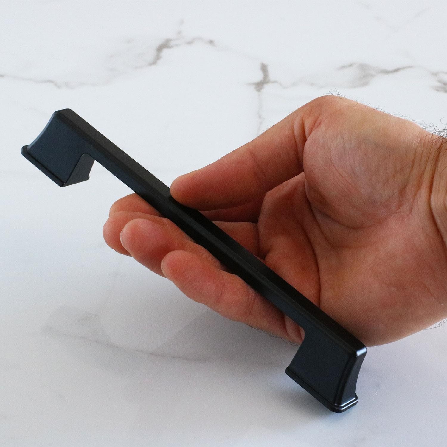 10 Adet Cemre Kulp 160 mm Siyah Metal Mutfak Mobilya Çekmece Mutfak Dolap Dolabı Kapak Kulbu 16 cm